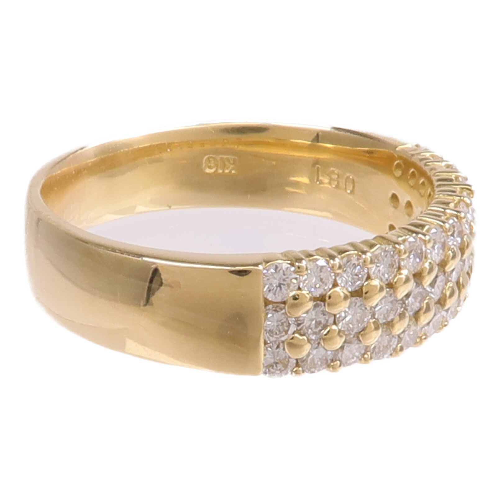 JEWELRY 18K黃金Diamond Ring鑽石戒指US#8