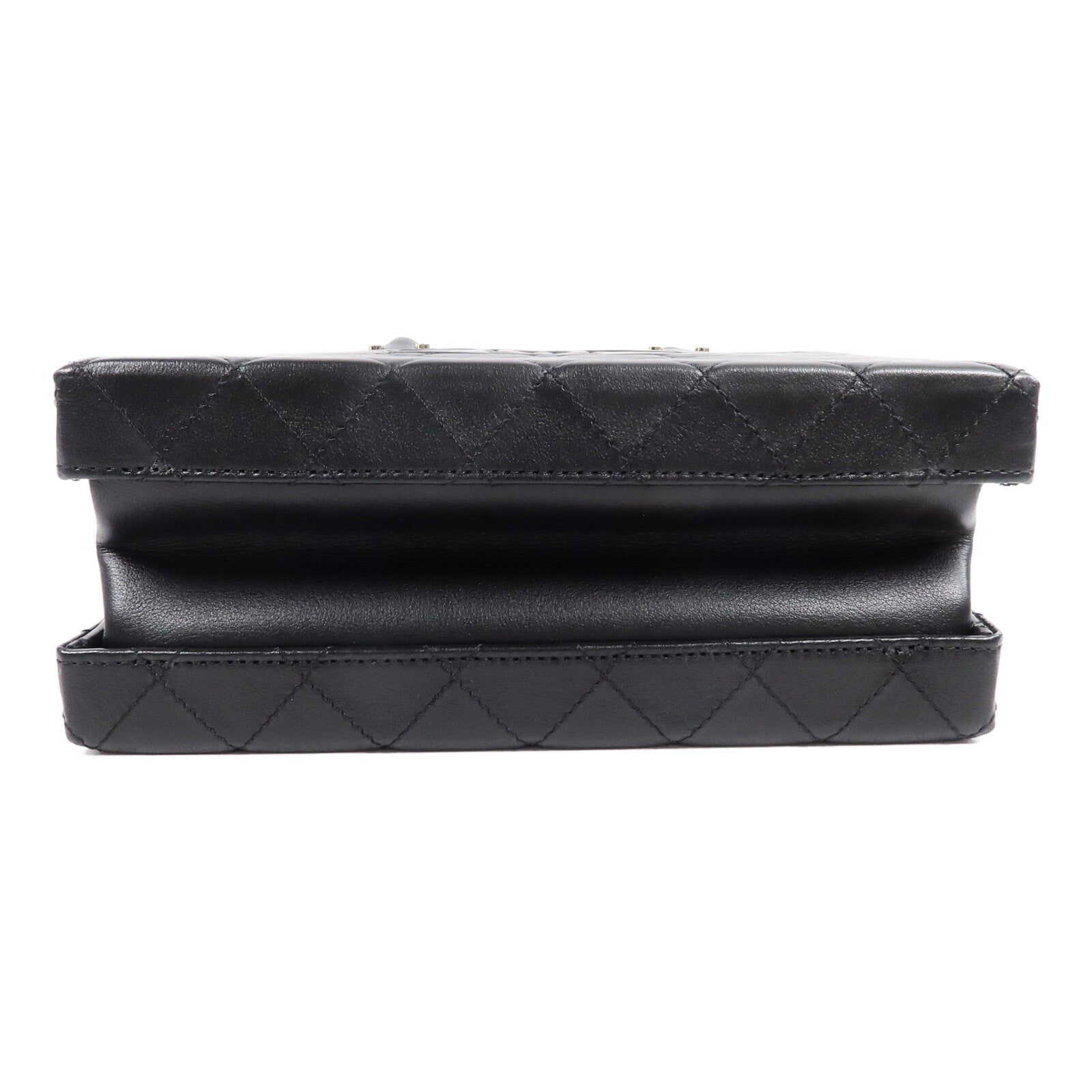 CHANEL 牛皮皮革Vanity Case鏈帶手挽肩背兩用袋