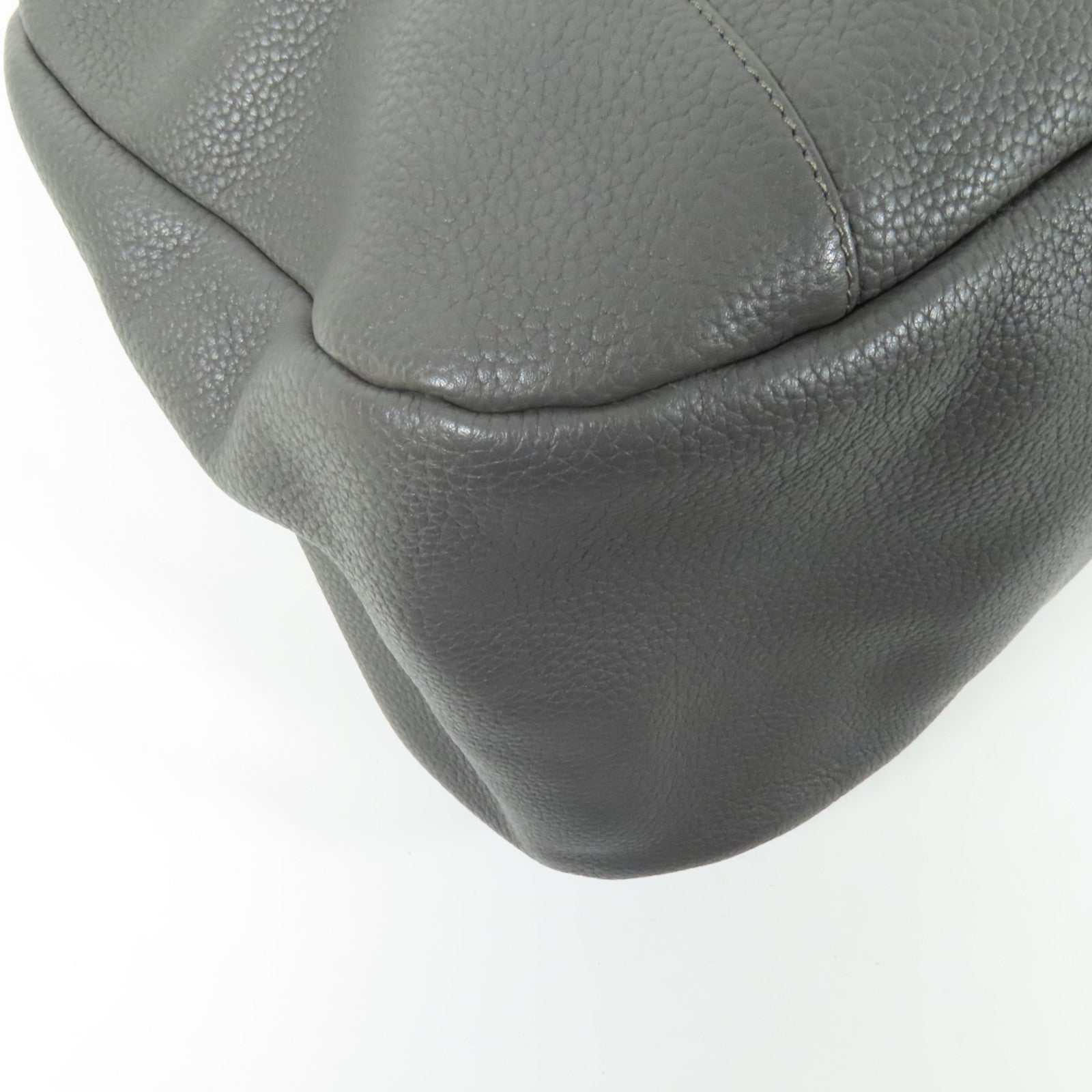 LOEWE 牛皮皮革Tote Bag金扣扣肩背袋