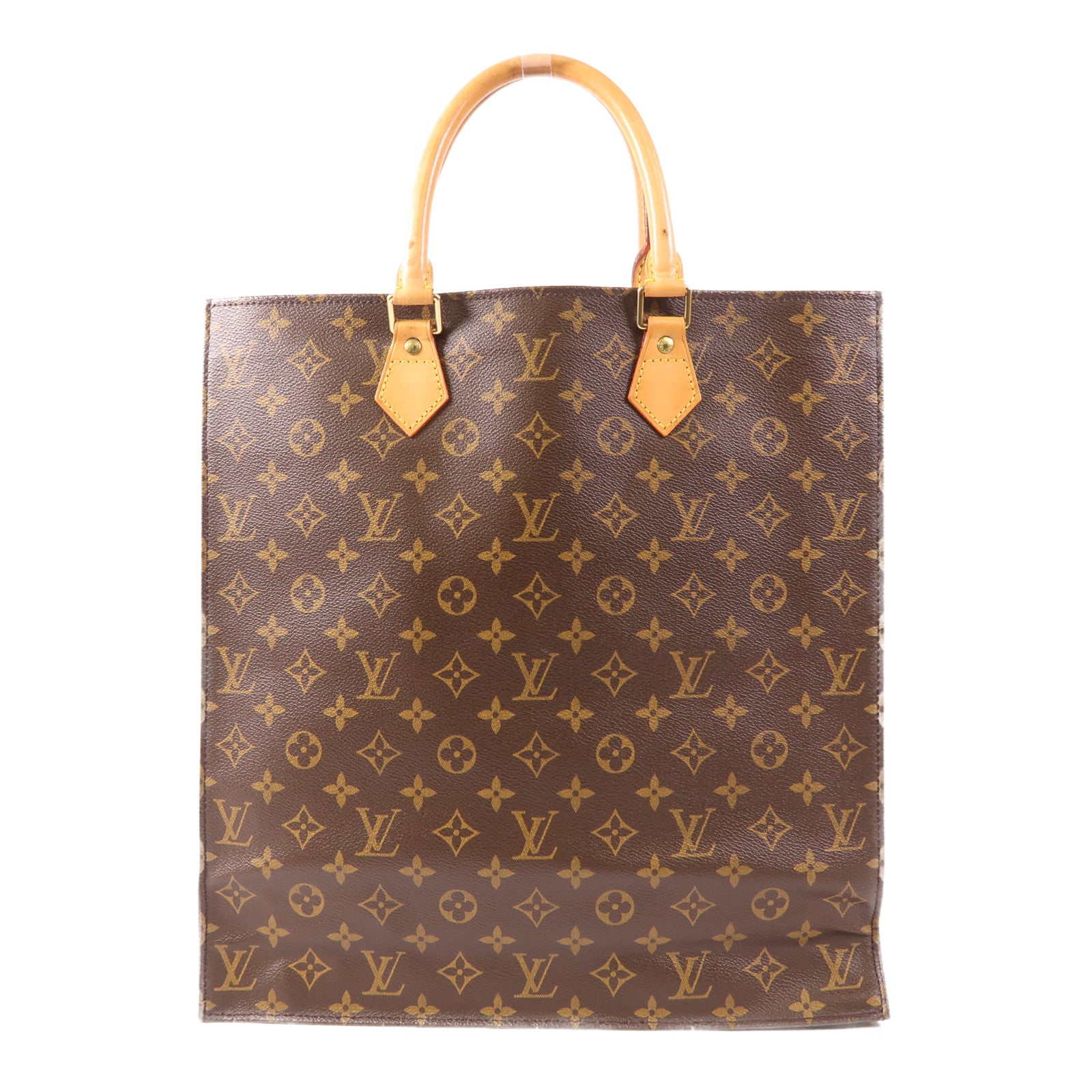 LOUIS VUITTON LV GHW Sac Plat Tote Bag M51140 Monogram Brown
