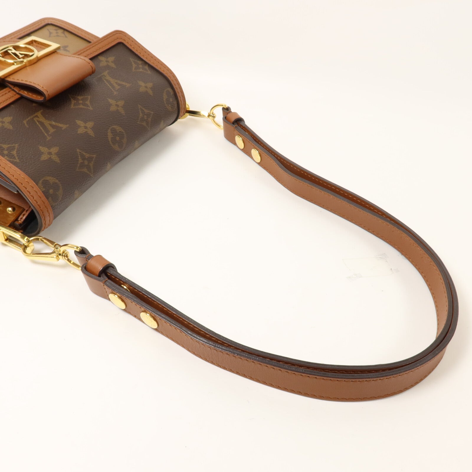 LOUIS VUITTON Monogram Reverse Mini Dauphine肩背袋