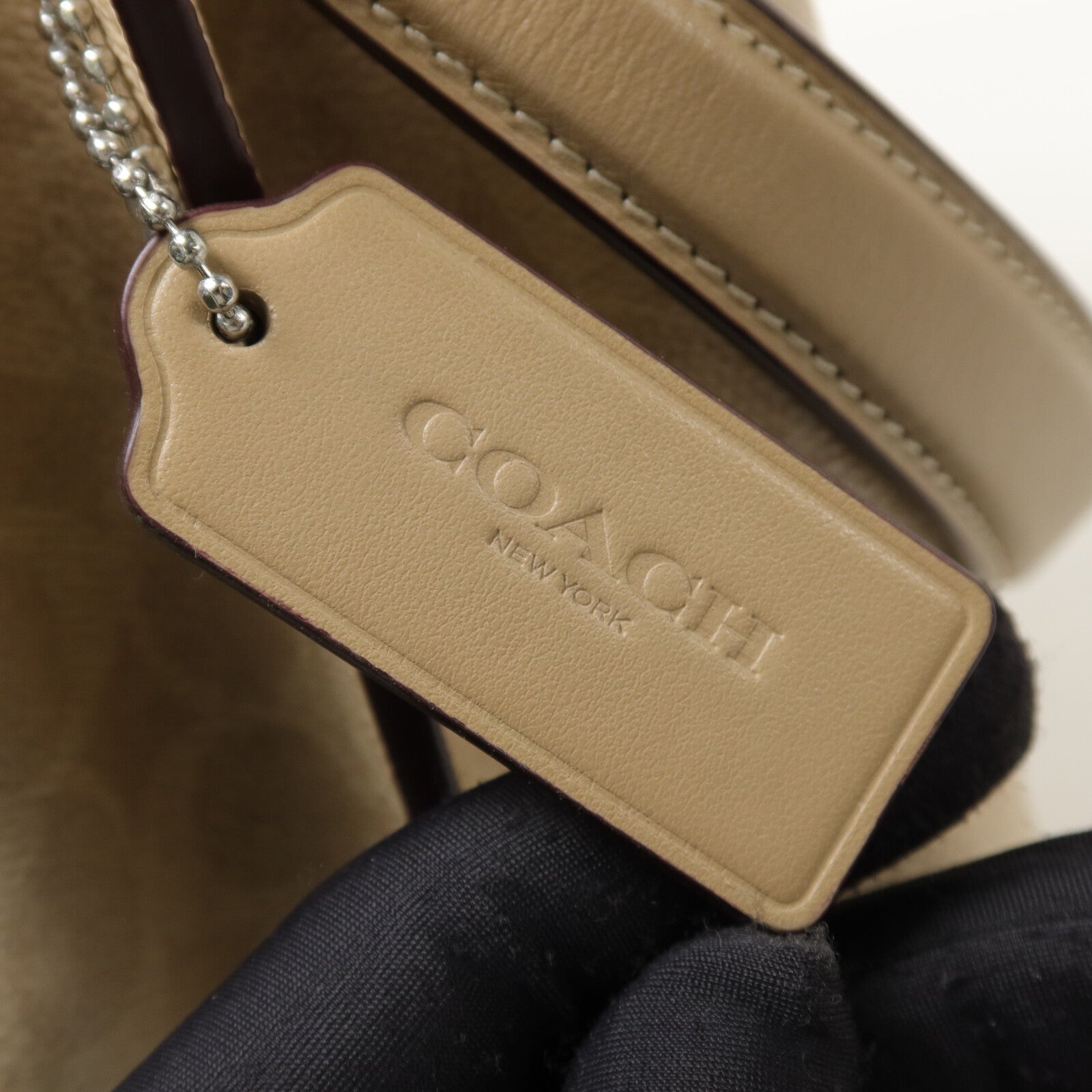 COACH 塗層帆布Bucket Bag手挽肩背兩用袋