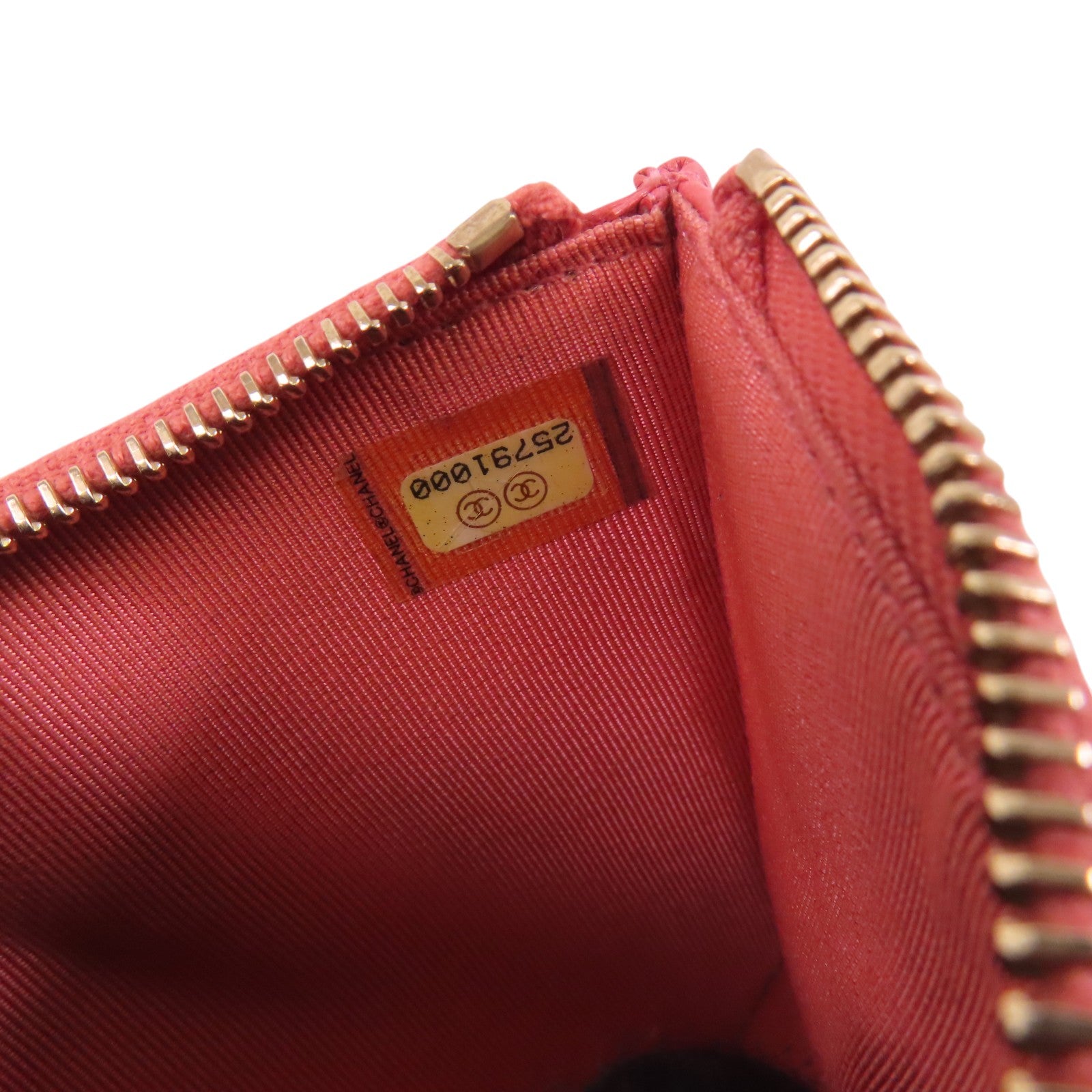 CHANEL 牛皮皮革Card Case金扣卡套