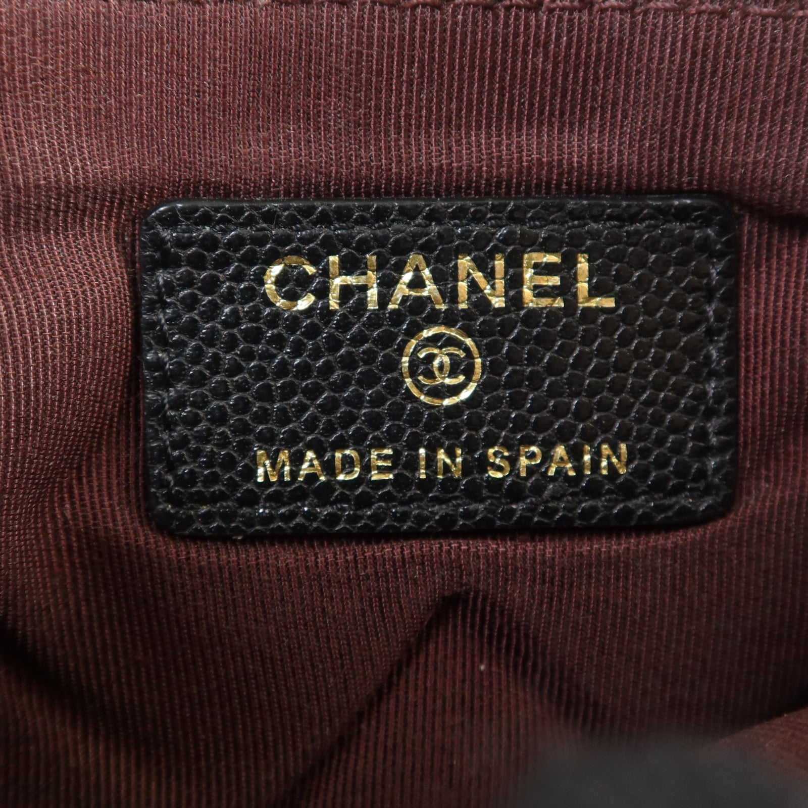 CHANEL 牛皮皮革Classic Small Zipper Pouch金扣錢包