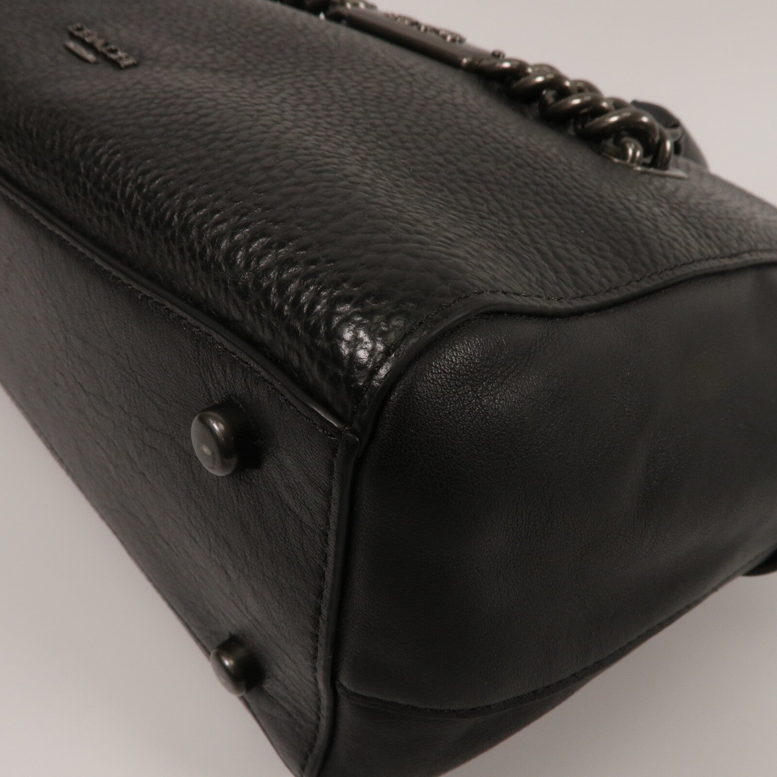 COACH 牛皮皮革2 Way Shoulder手挽肩背兩用袋