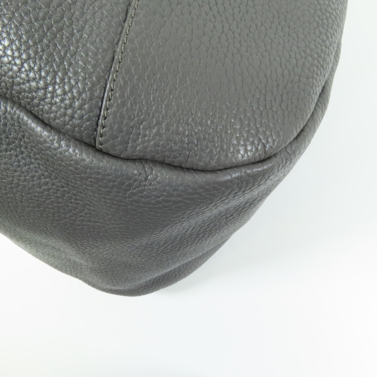 LOEWE 牛皮皮革Tote Bag金扣扣肩背袋