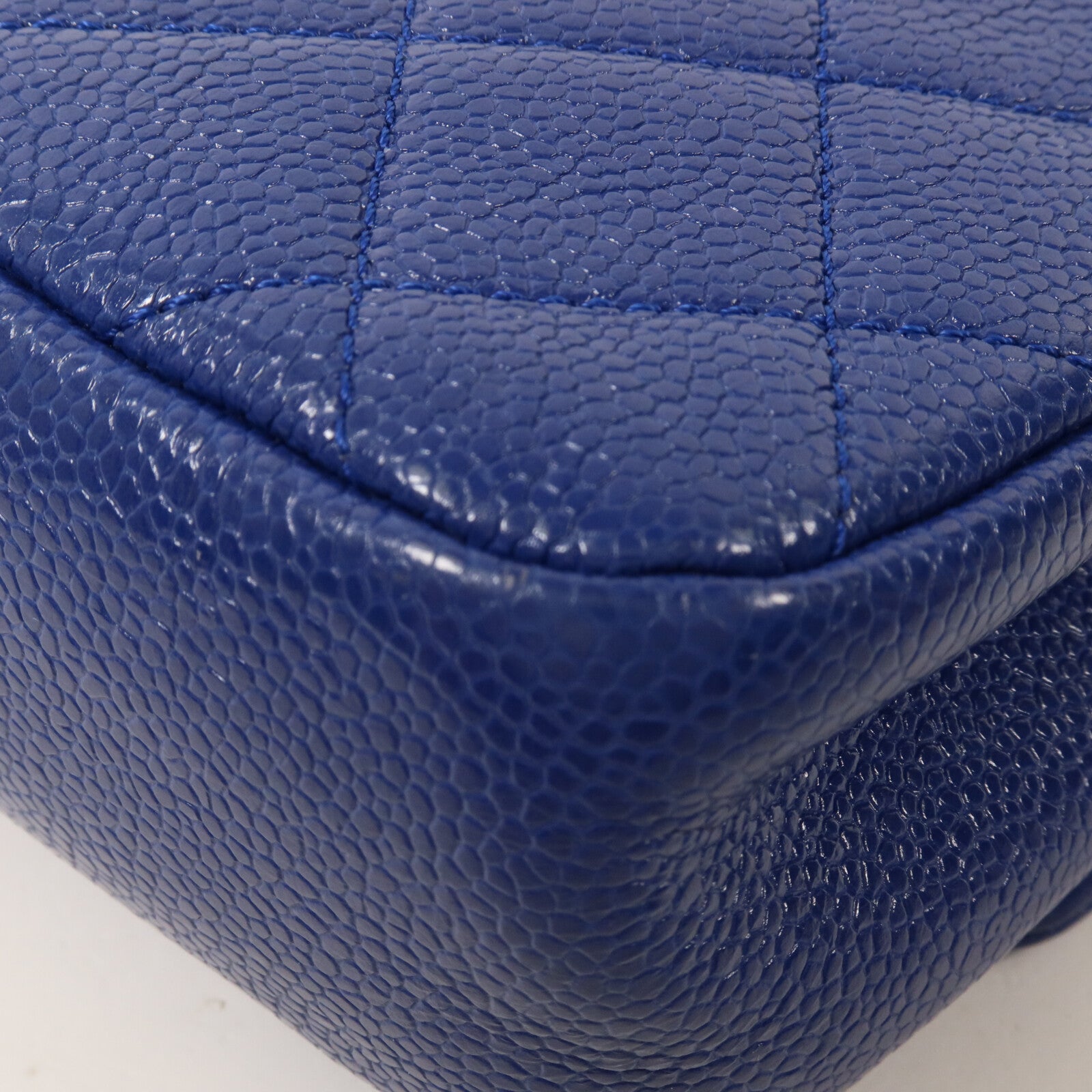 CHANEL 牛皮皮革Mini Square Flap Bag鏈帶肩背袋