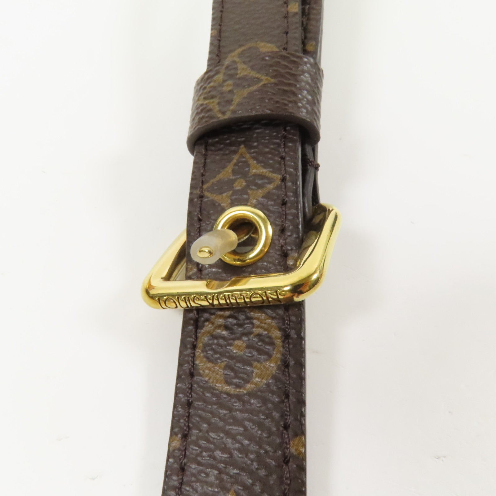 LOUIS VUITTON Monogram Sac Plat BB金扣手挽肩背兩用袋