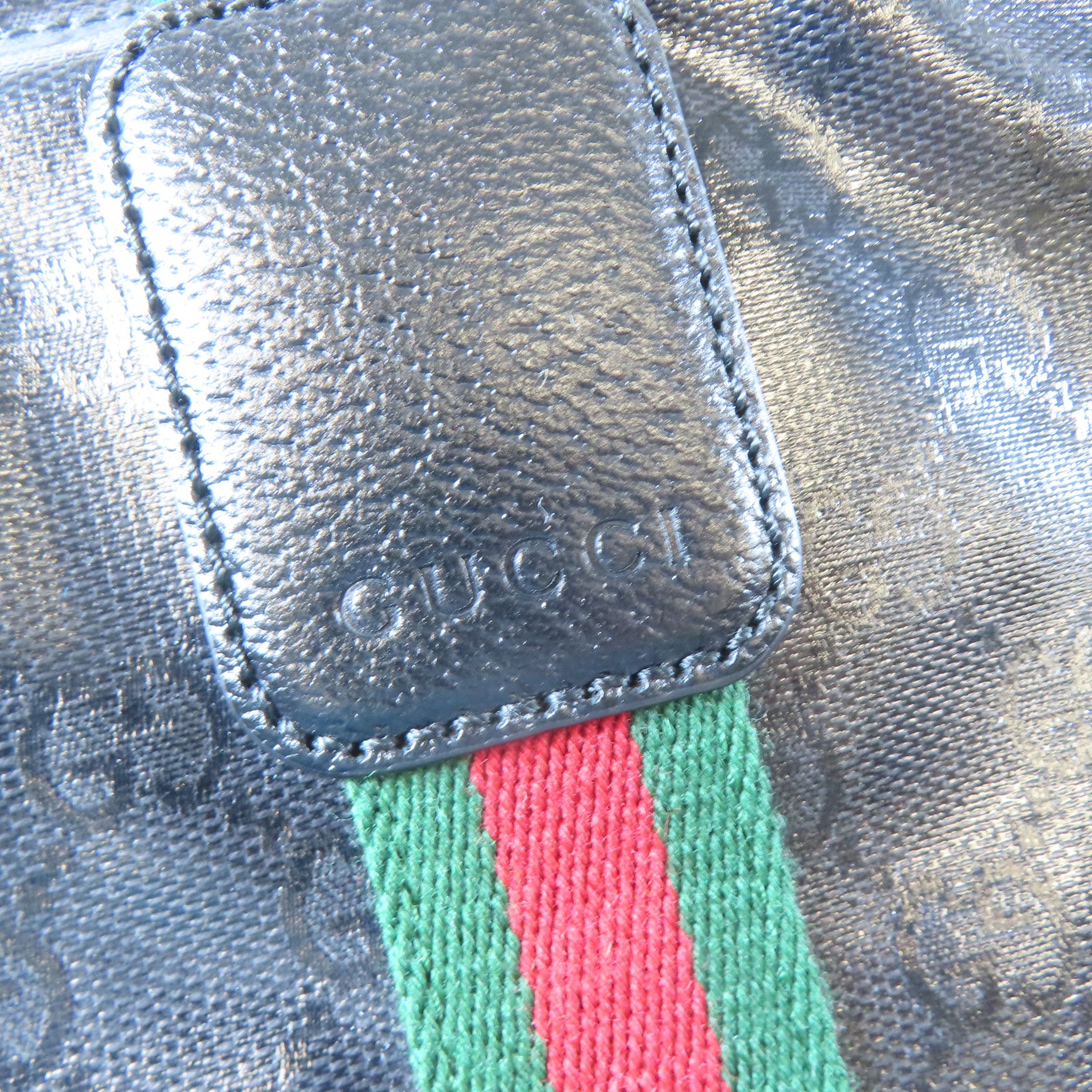 GUCCI **【激減優惠】塗層帆布Tote Bag手挽袋黑色