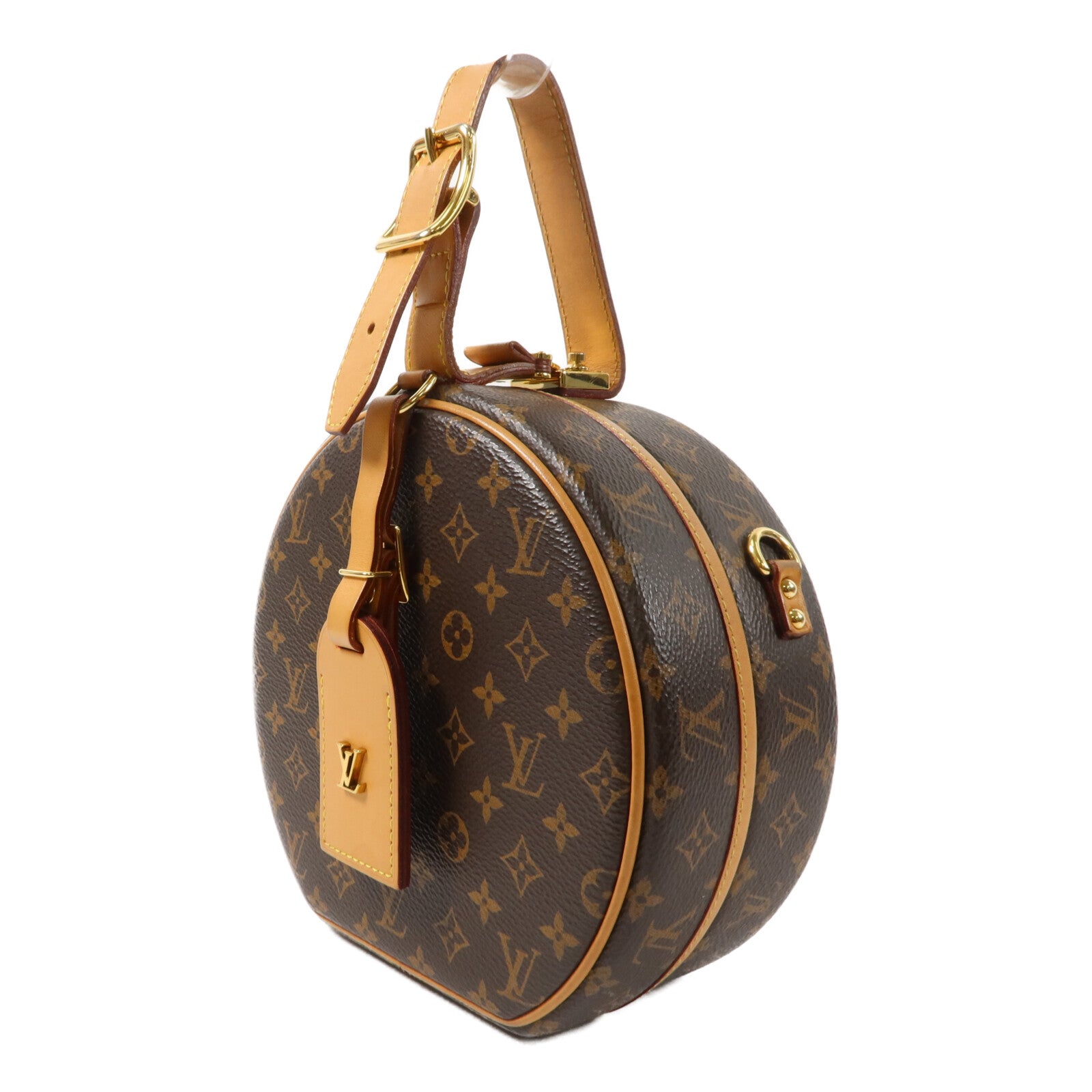 LOUIS VUITTON Monogram Petite Boite Chapeau手挽肩背兩用袋
