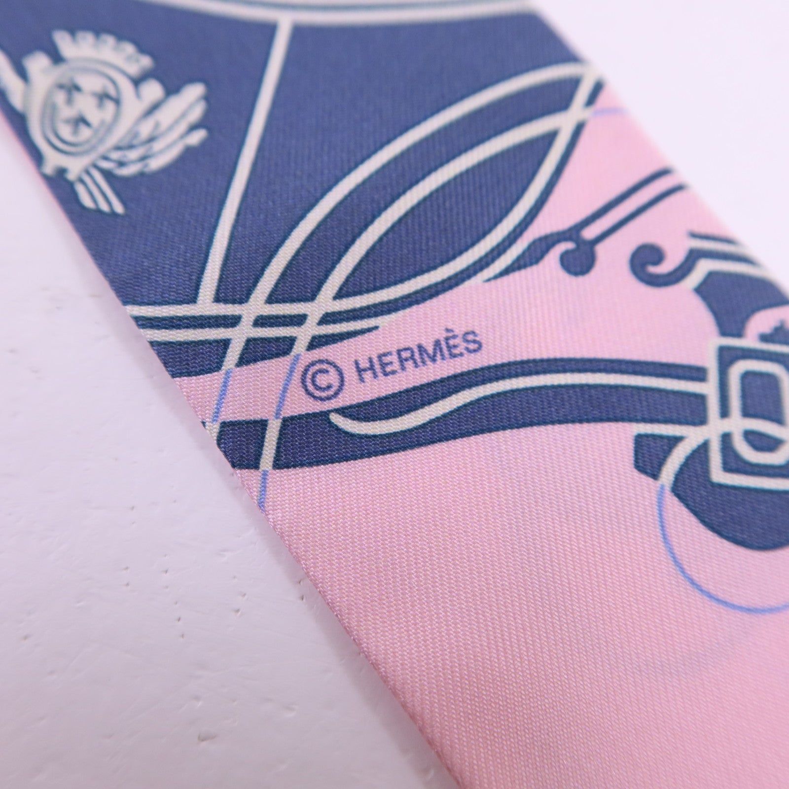 HERMES 絲質Twilly絲巾