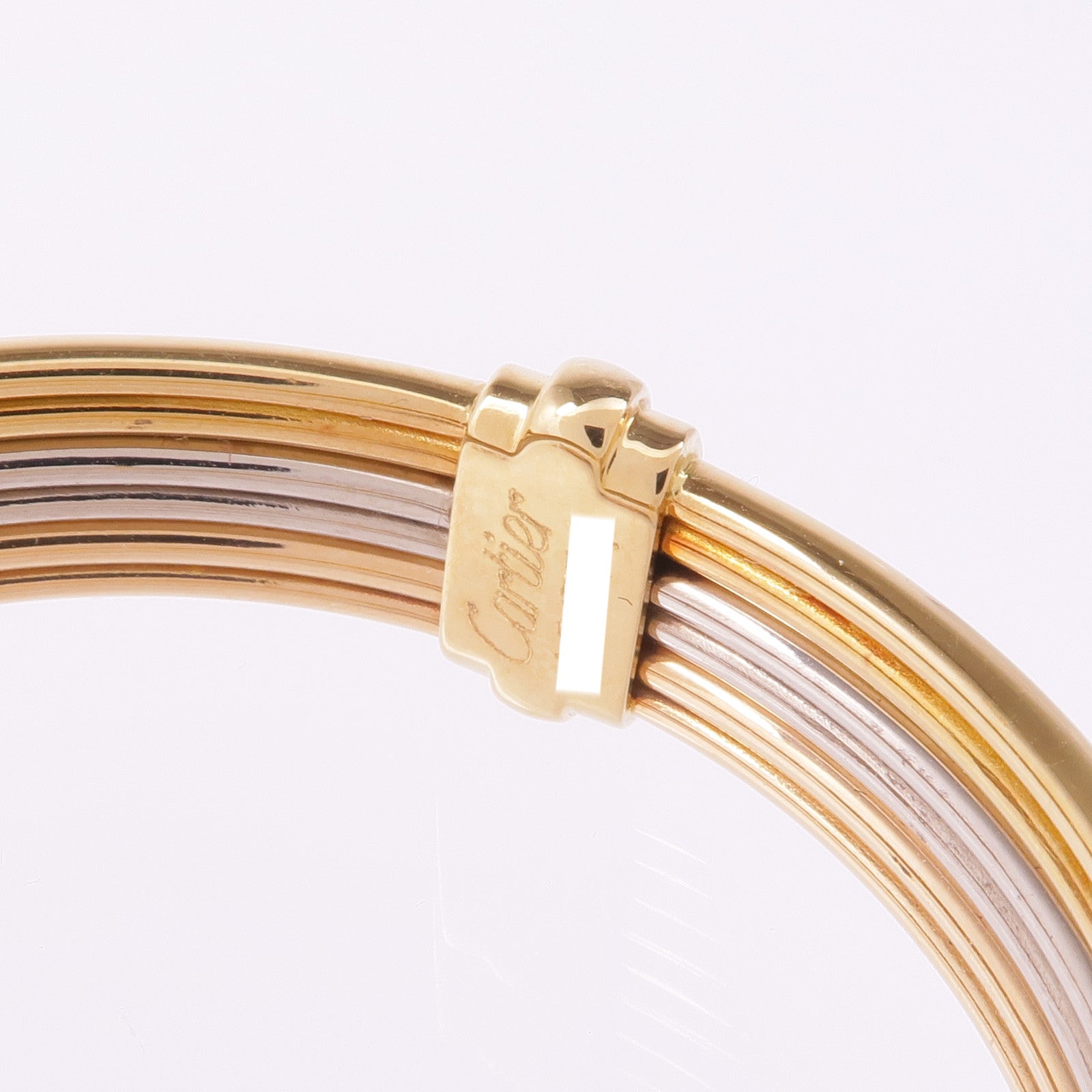 CARTIER 18K黃金/白金/玫瑰金Vintage Trinity Bracelet手鐲