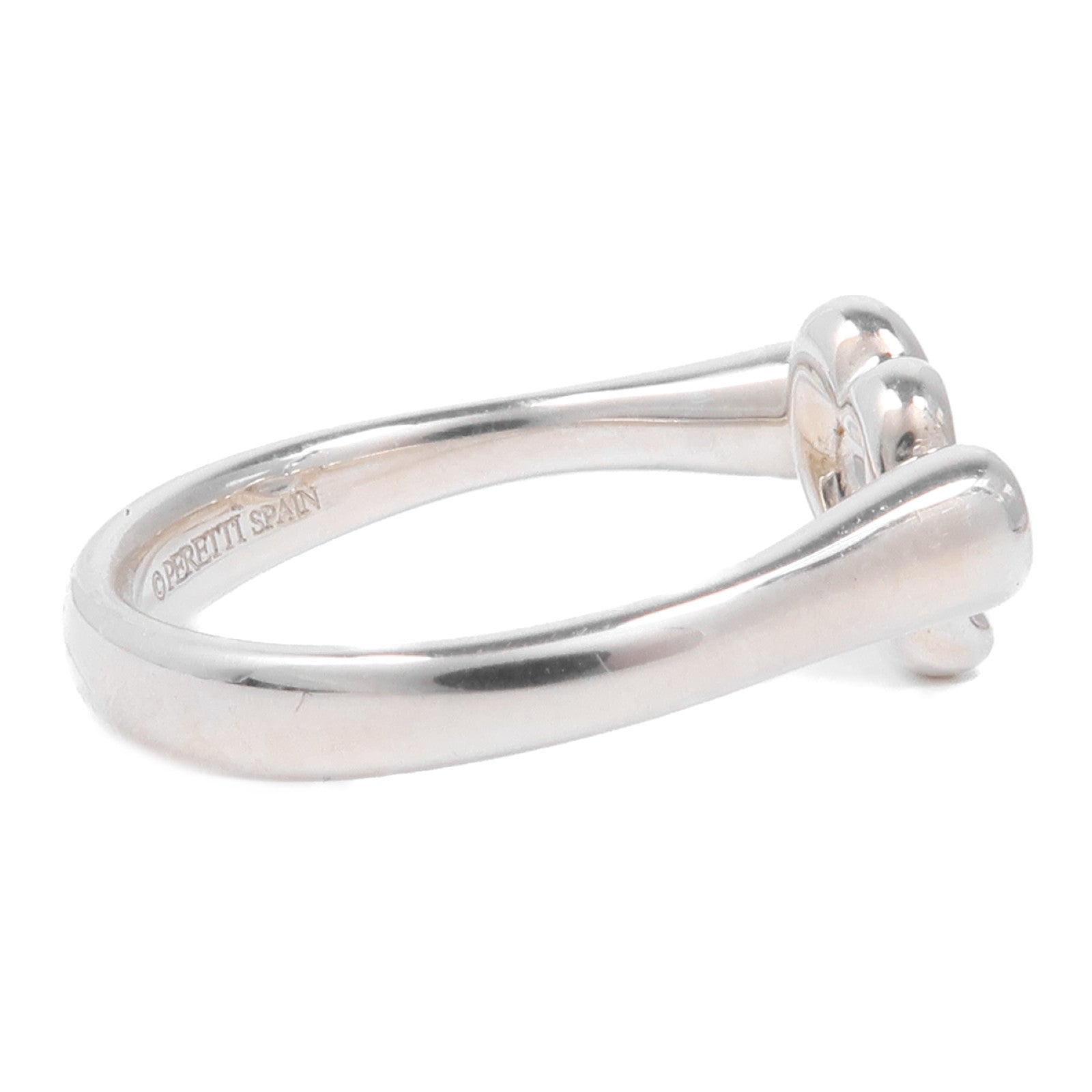 TIFFANY¡®CO Open Heart Ring 925 Sterling Silver US#6.5
