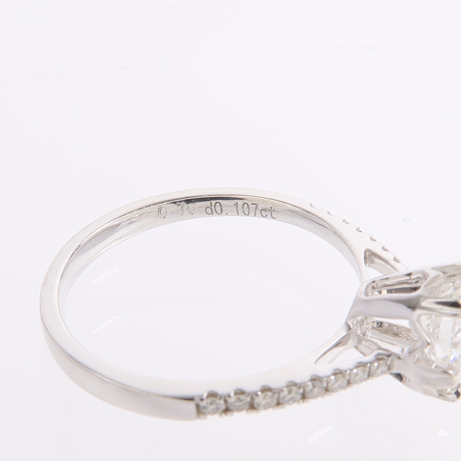 JEWELRY 18K白金Diamond Ring鑽石戒指