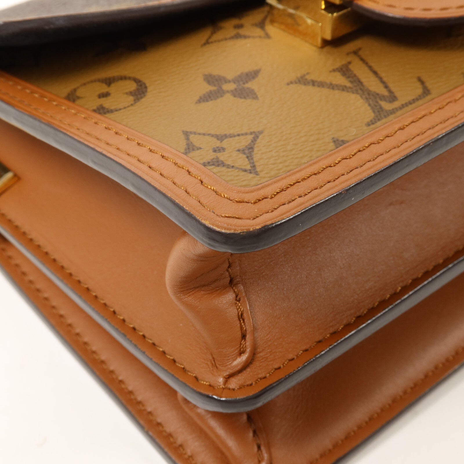 LOUIS VUITTON Monogram Reverse Mini Dauphine肩背袋