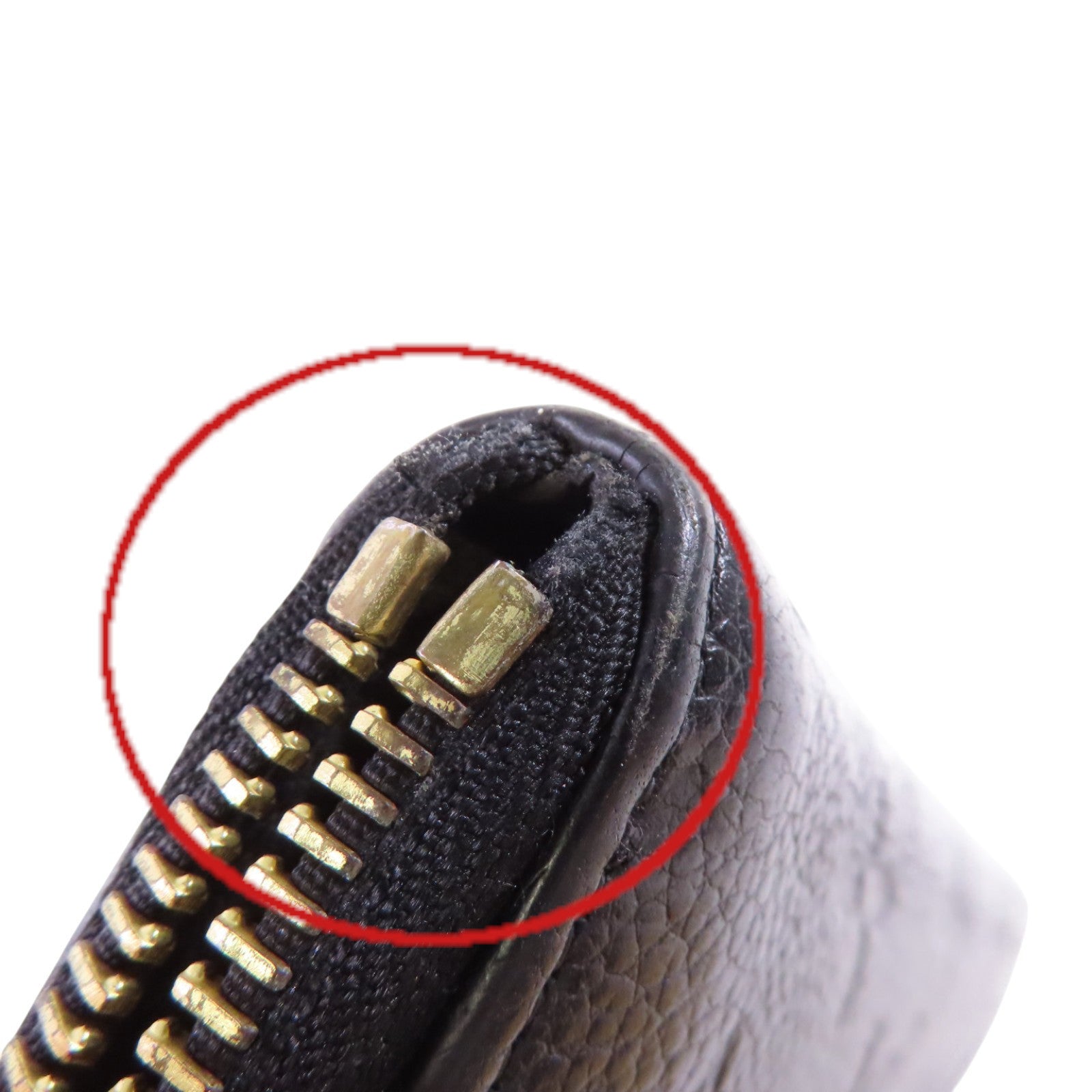 LOUIS VUITTON LV GHW Portefeuille Round Long Wallet M60171 Monogram Empreinte