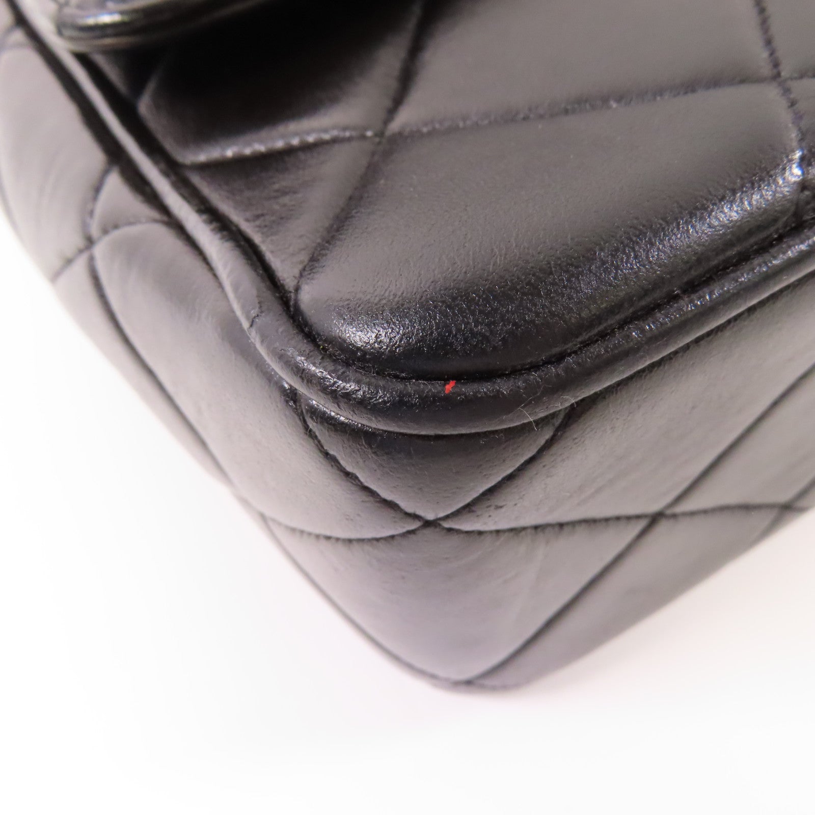 CHANEL 牛皮皮革Vintage So Black金扣肩背袋