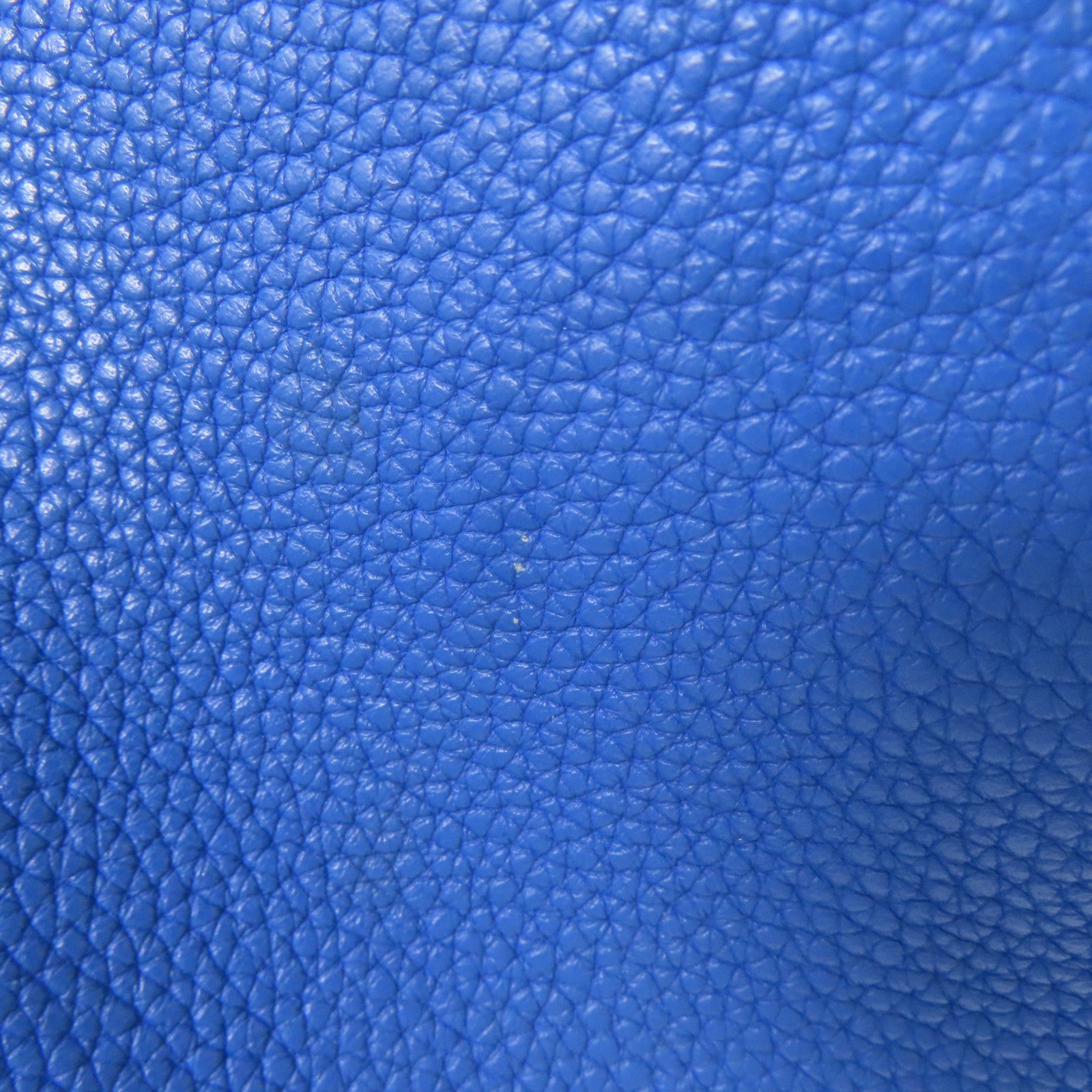 HERMES Clemence皮革Picotin MM銀扣手挽袋Bleu Zellige/藍色