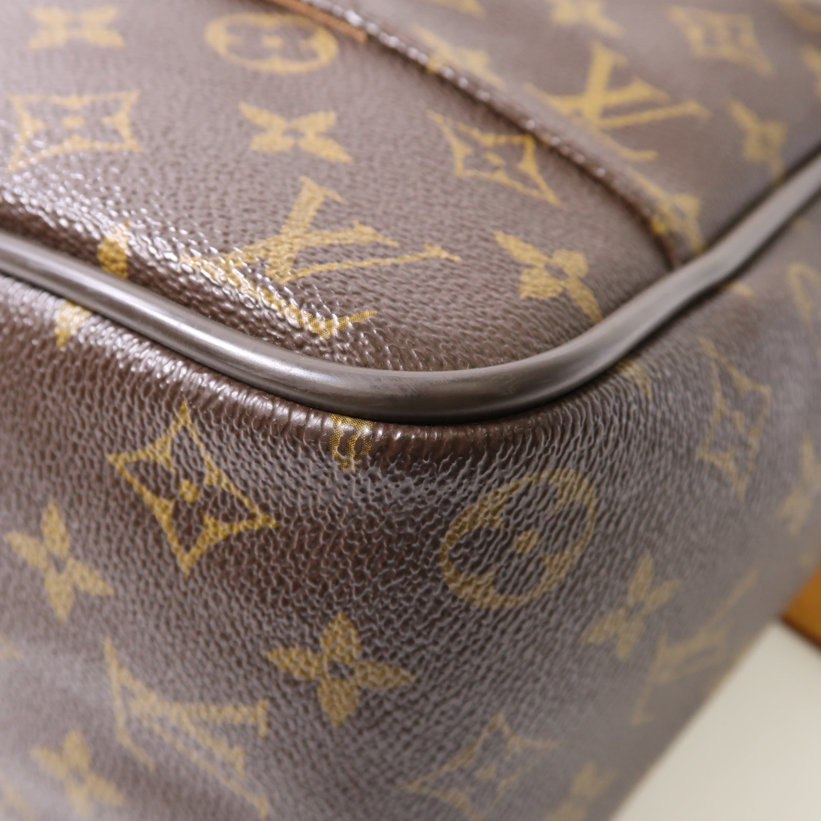 LOUIS VUITTON Monogram Icare金扣手挽肩背兩用袋棕色