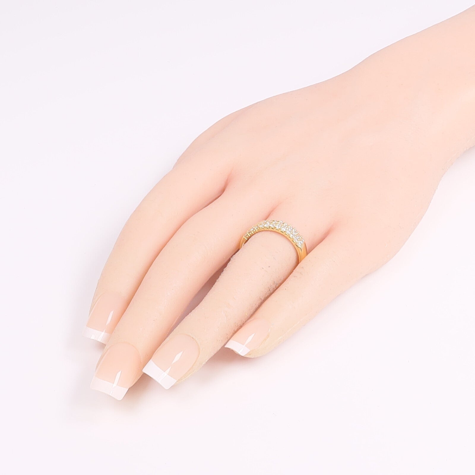 JEWELRY 18K黃金Diamond Ring鑽石戒指US#8