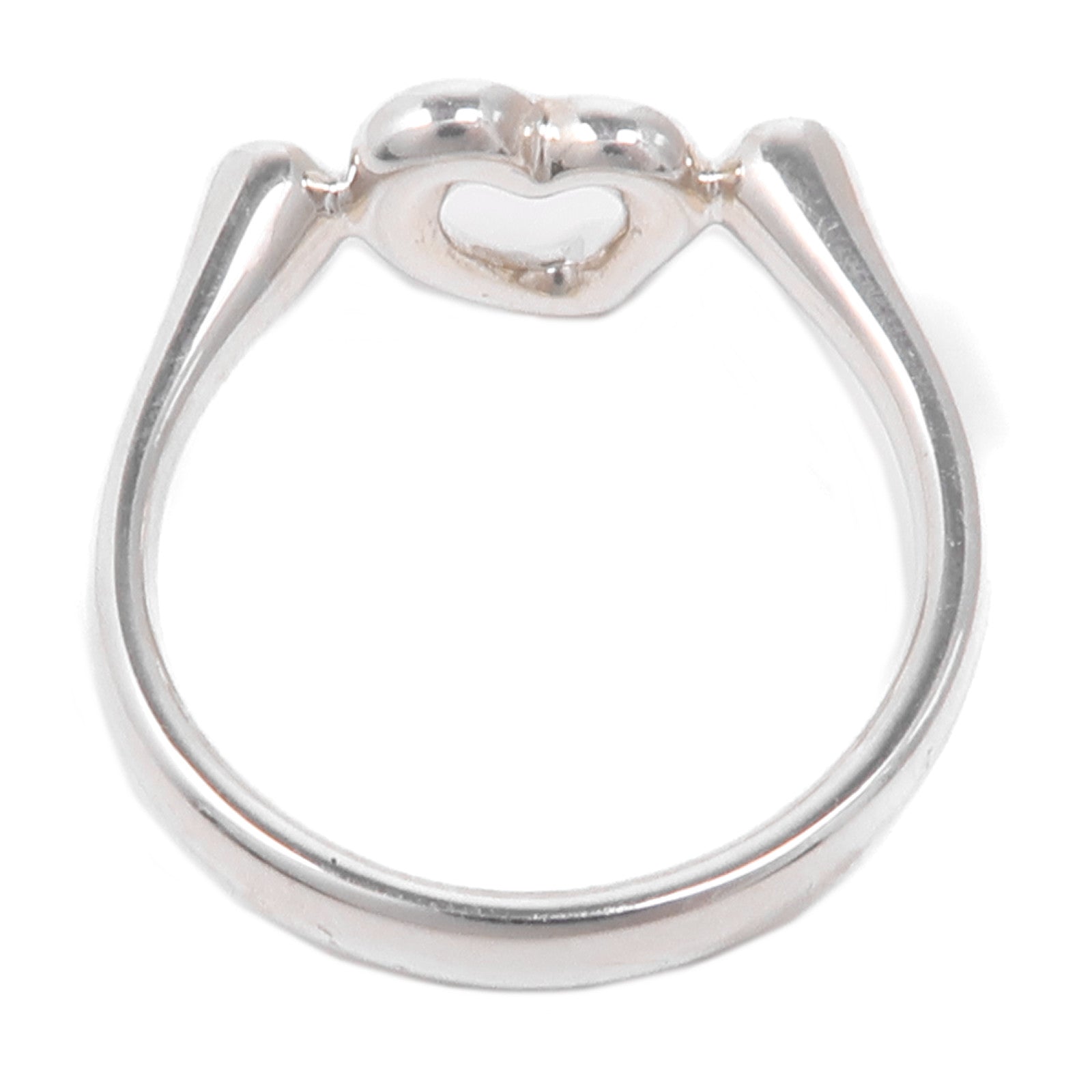 TIFFANY¡®CO Open Heart Ring 925 Sterling Silver US#6.5