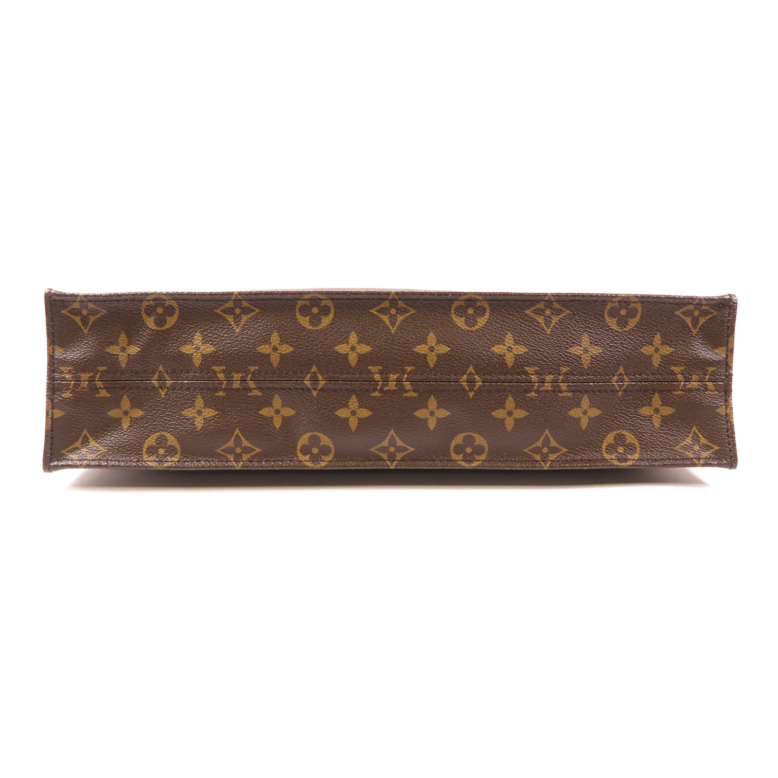 LOUIS VUITTON LV GHW Sac Plat Tote Bag M51140 Monogram Brown
