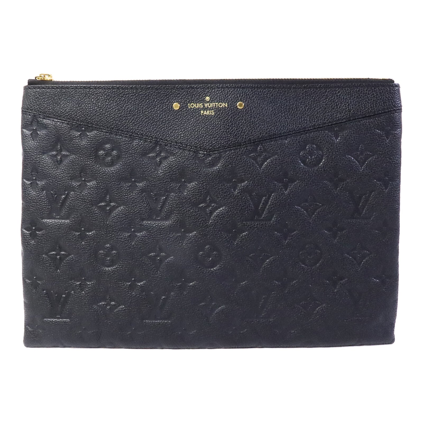 LOUIS VUITTON Monogram Empreinte Daily Pouch金扣手拿包