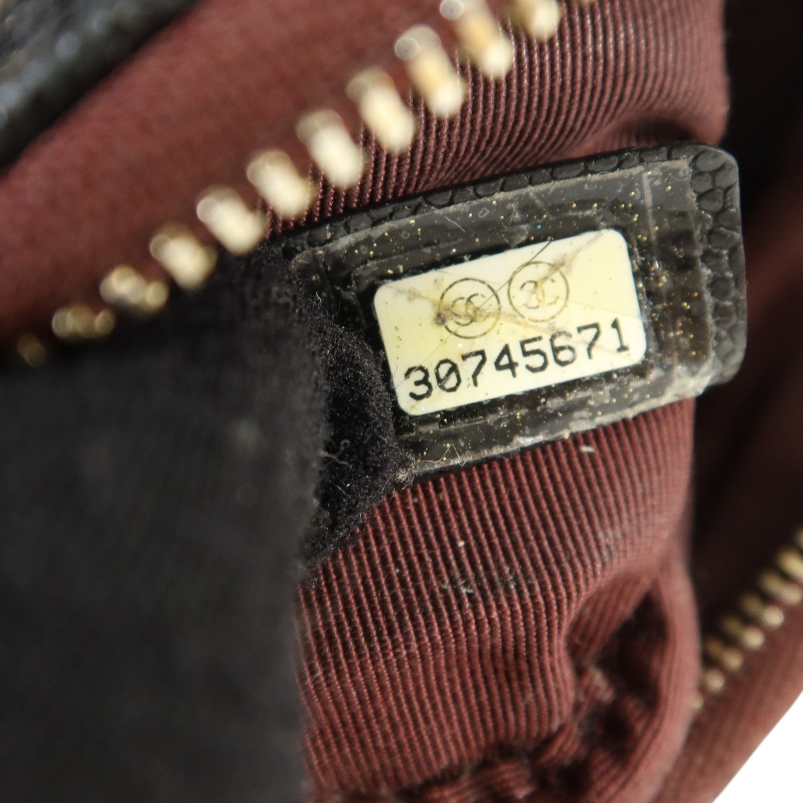 CHANEL 牛皮皮革Classic Small Zipper Pouch金扣錢包