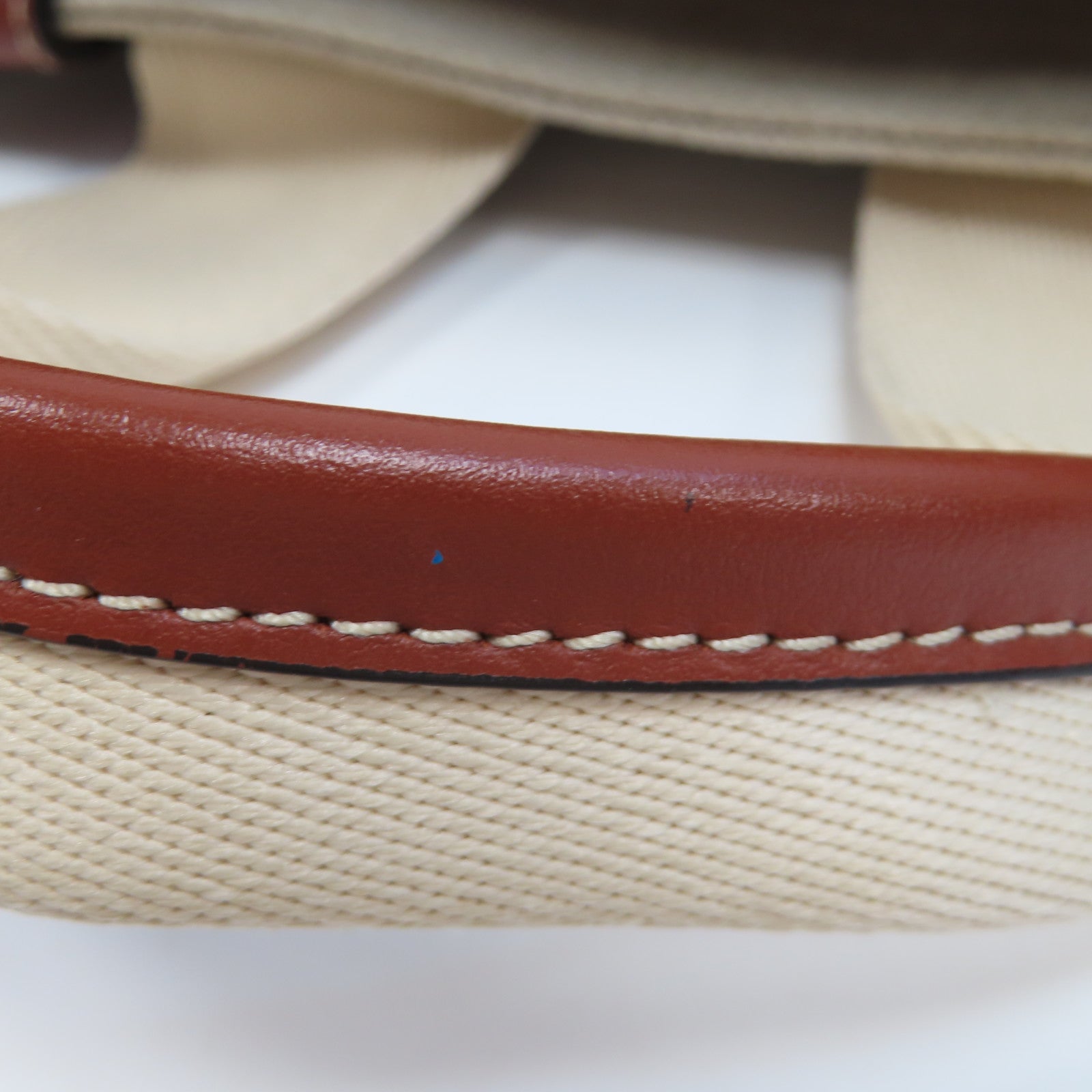 Chloe 帆布Small Woody Tote bag金扣手挽肩背兩用袋米色/啡色