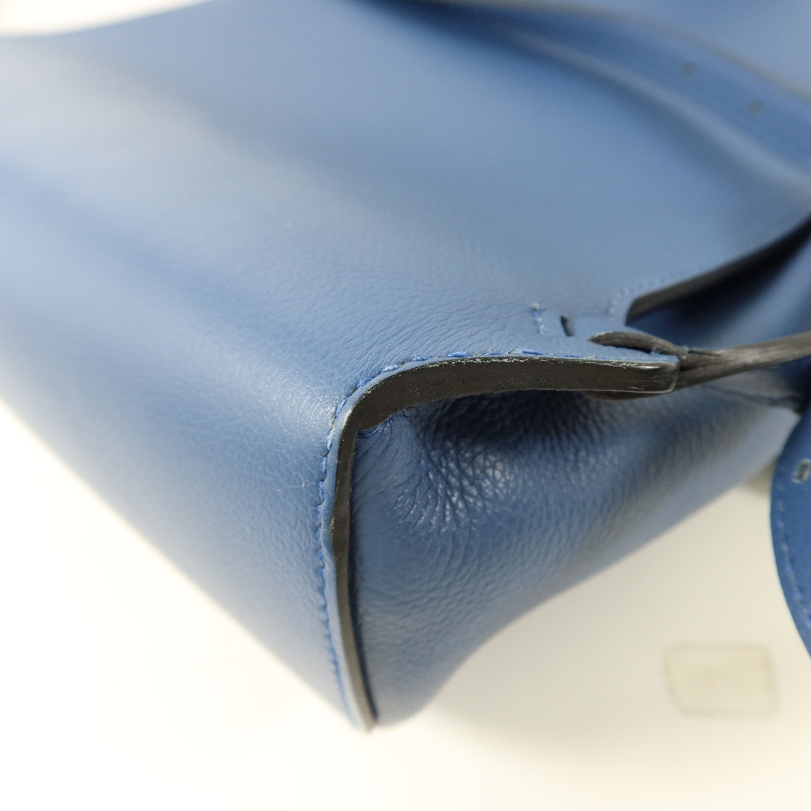 HERMES Evercolor皮革Sac A Dos GR24銀扣背包Bleu Brighton