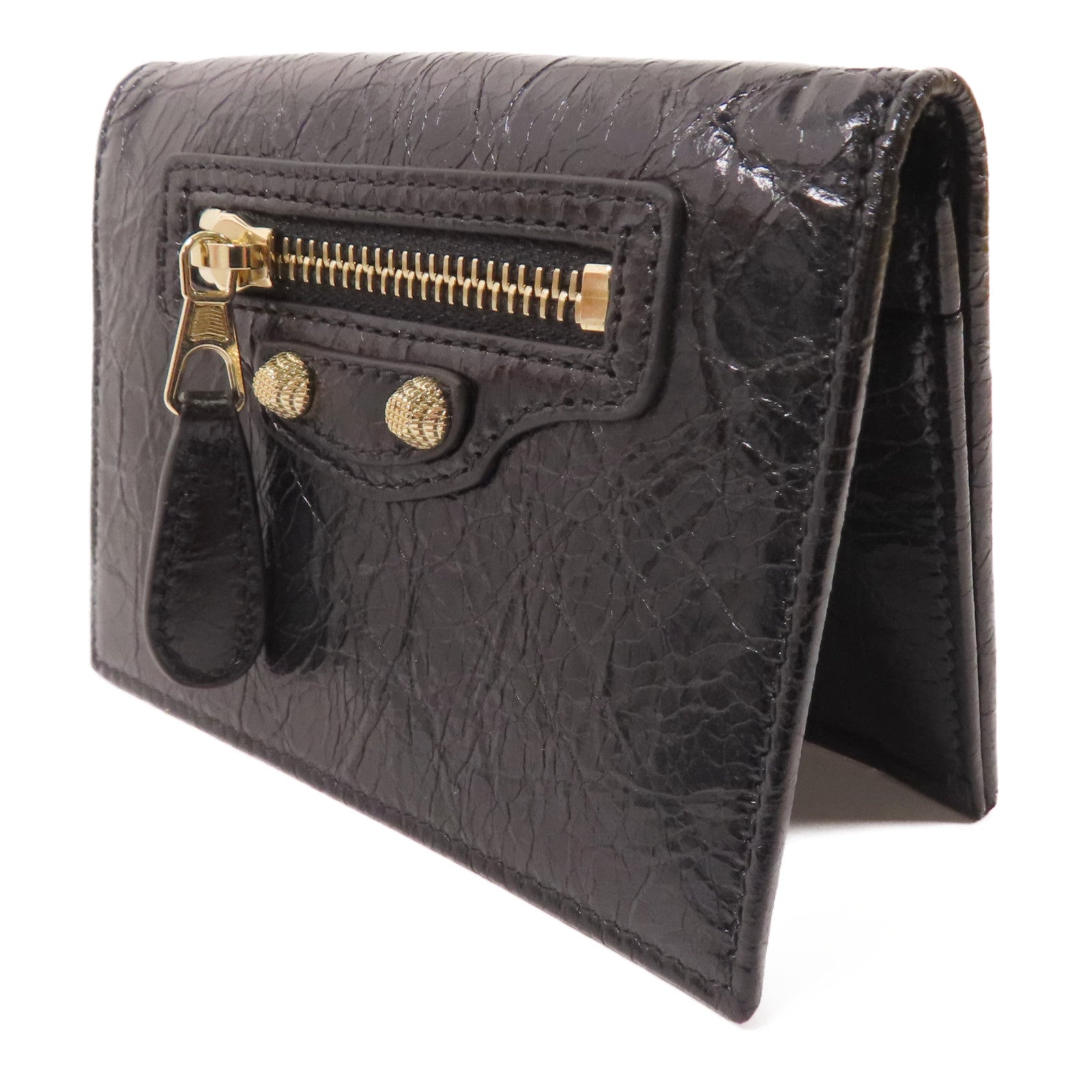 BALENCIAGA 羊皮皮革Card Case金扣卡套