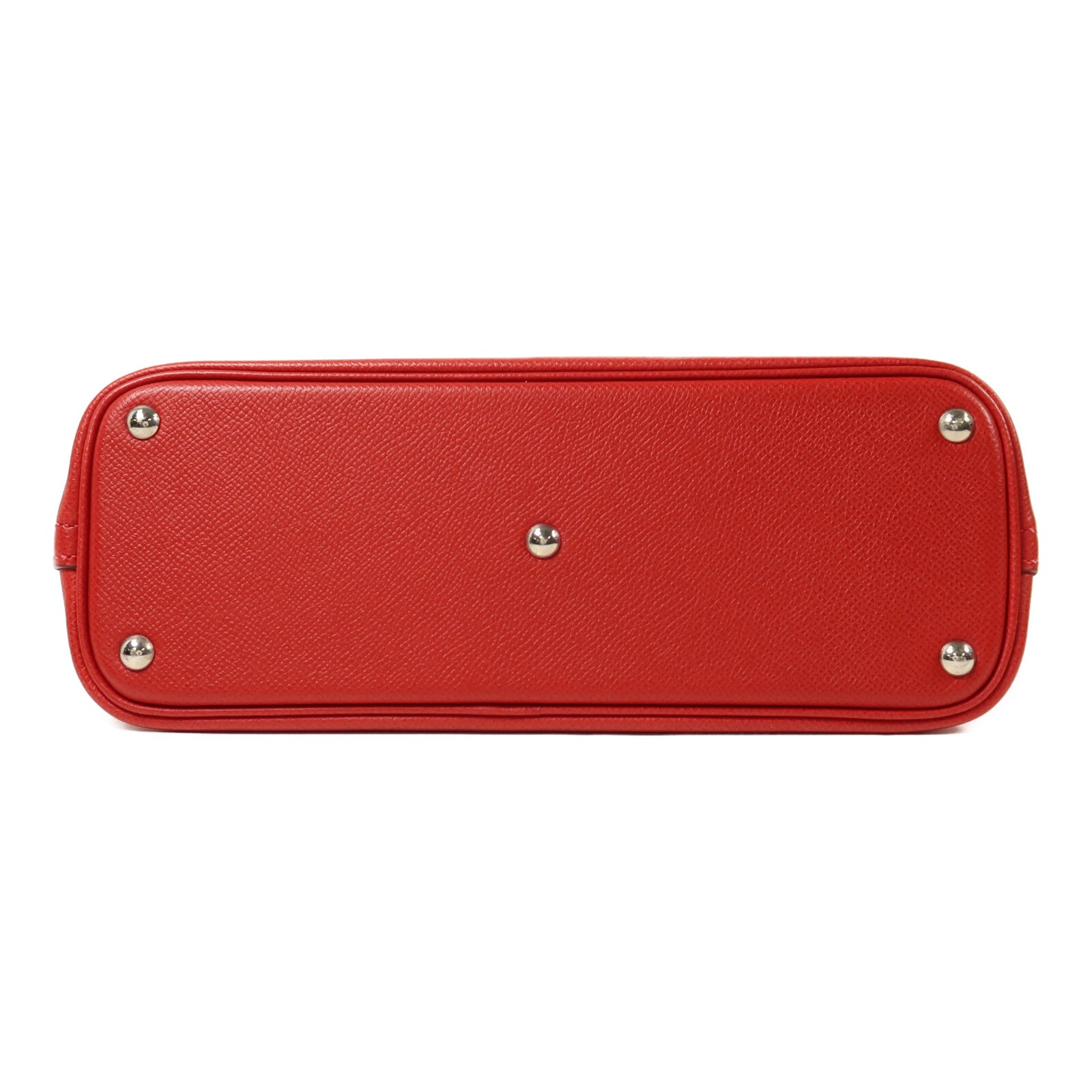 HERMES Epsom皮革Bolide 27銀扣手挽肩背兩用袋Rouge Casaque