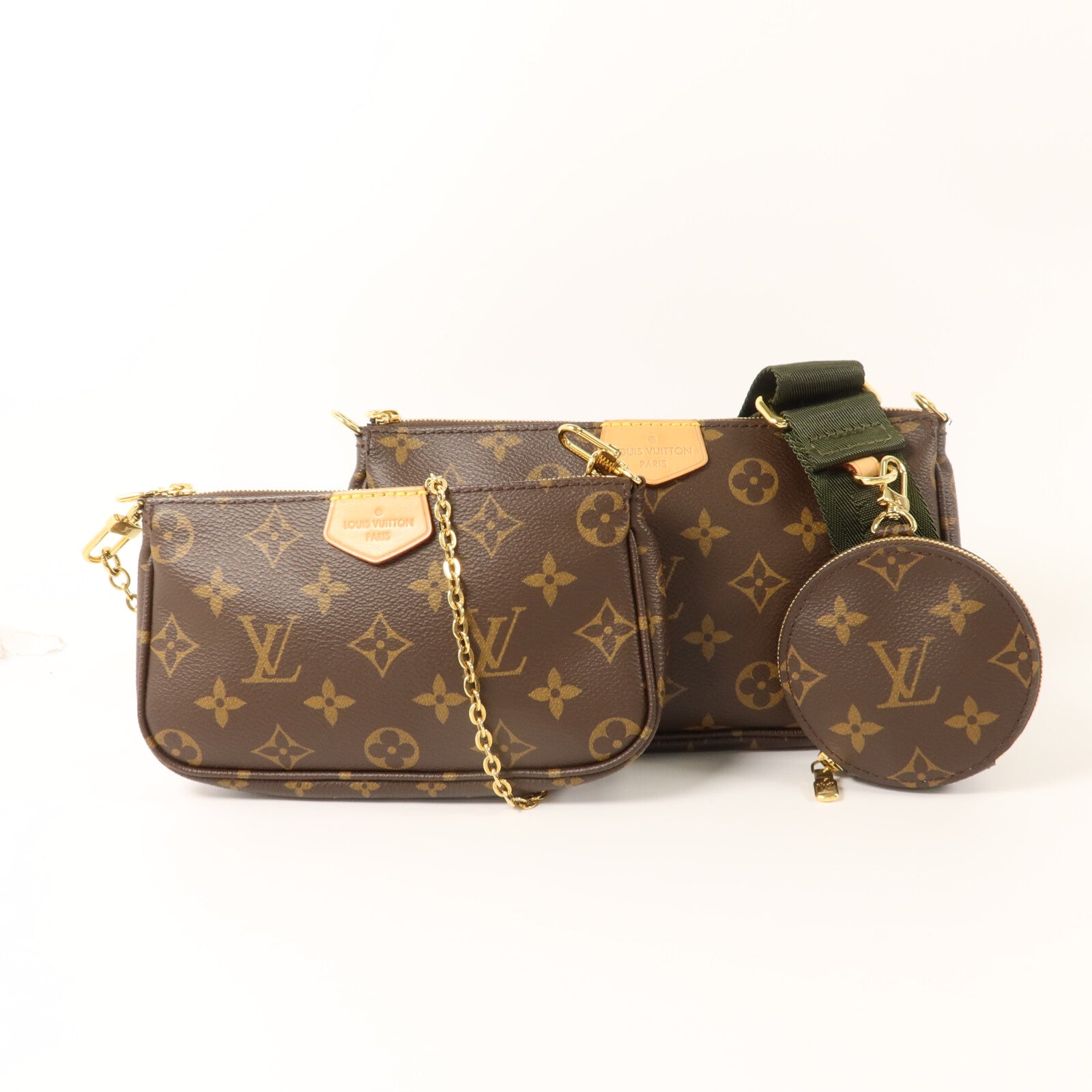LOUIS VUITTON Monogram Multi Pochette Accessoires手挽肩背兩用袋