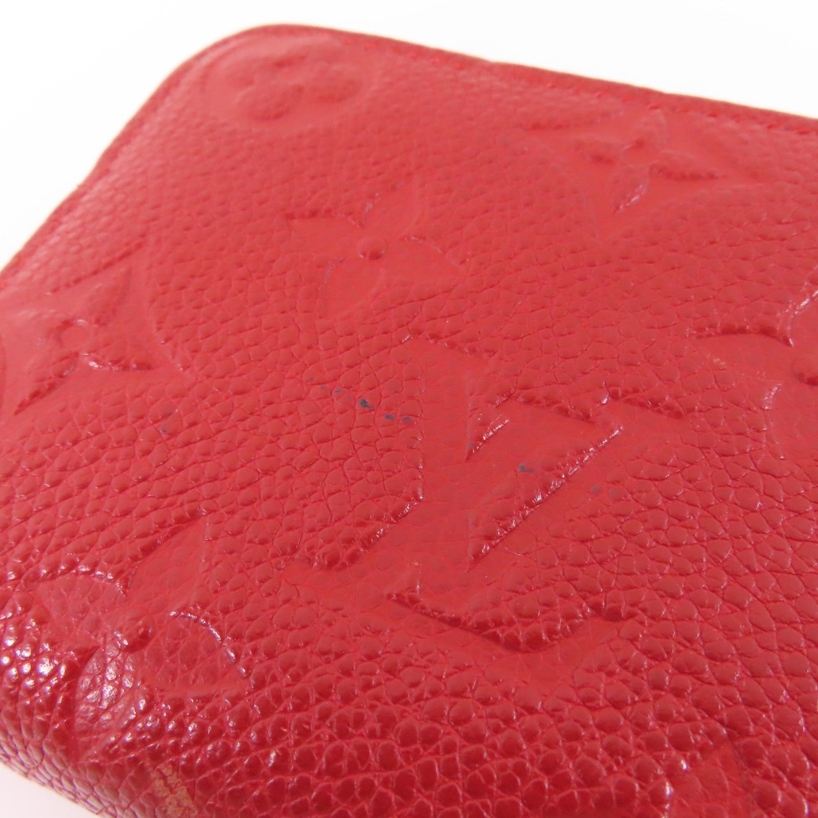 LOUIS VUITTON Monogram Empreinte Zippy Coin Purse金扣零錢包