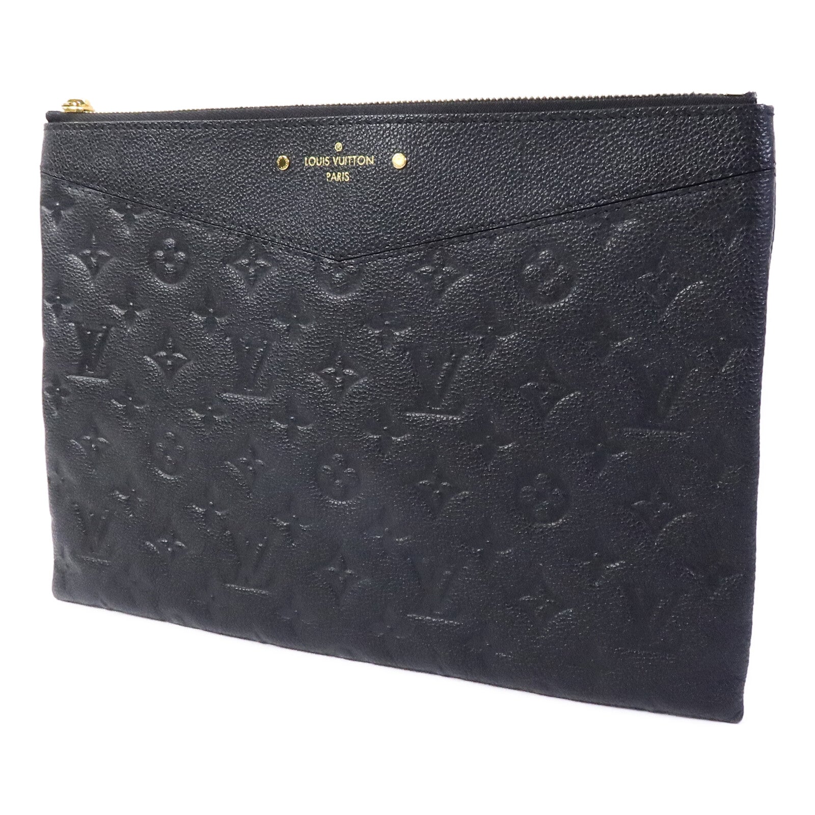 LOUIS VUITTON Monogram Empreinte Daily Pouch金扣手拿包
