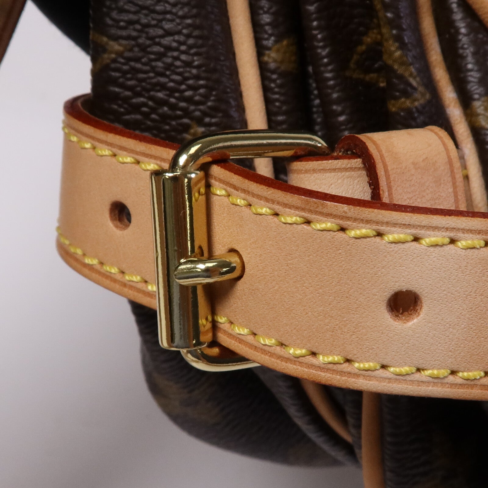 LOUIS VUITTON Monogram Saumur BB金扣手挽肩背兩用袋