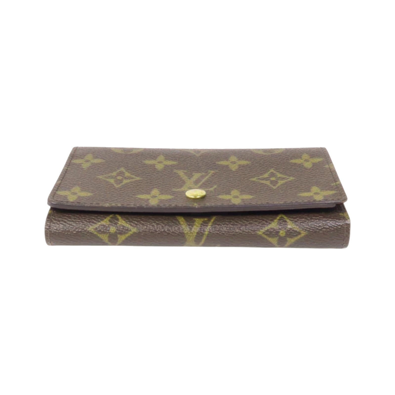LOUIS VUITTON Monogram Porte Monnaie Billets Tresor金扣長錢包