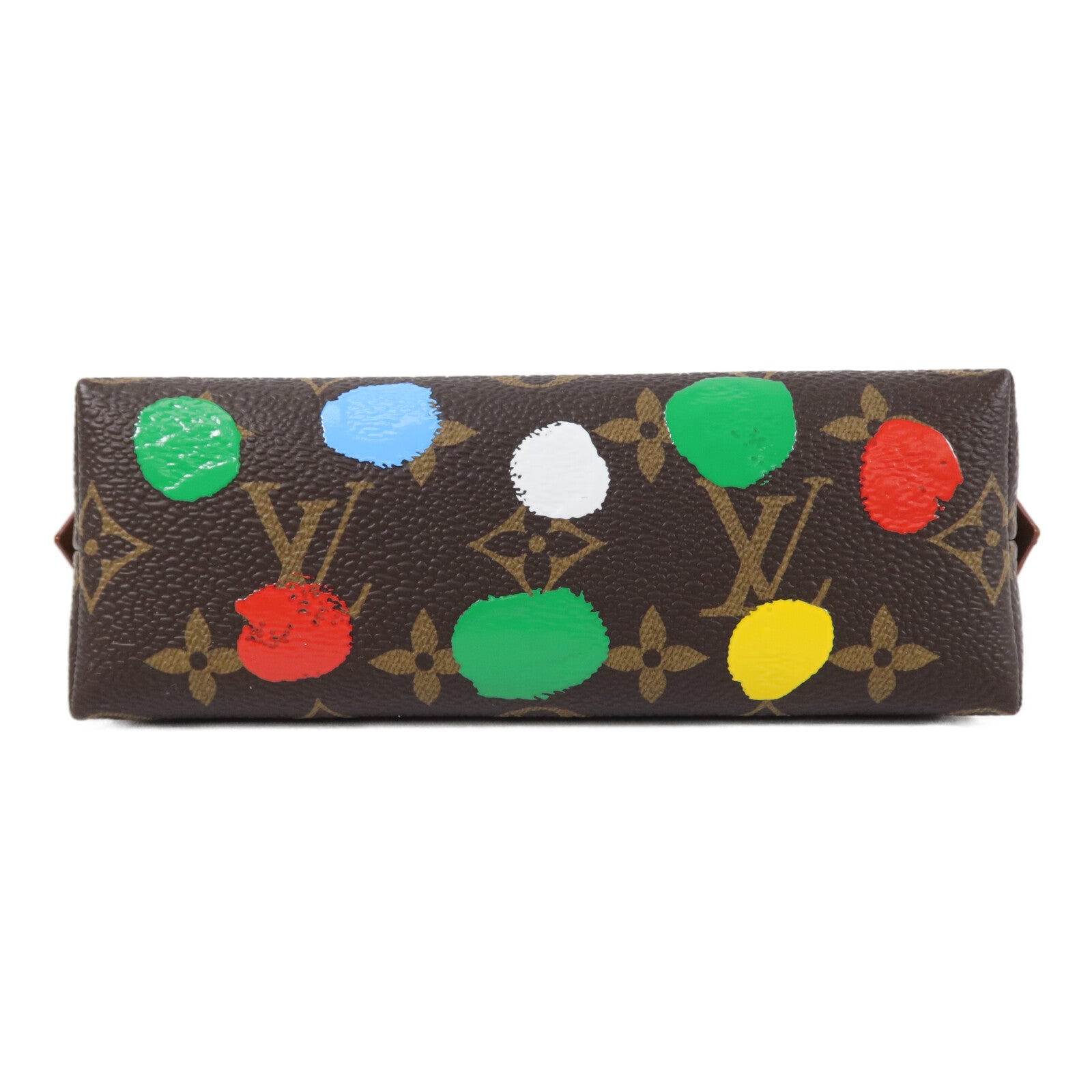 LOUIS VUITTON Monogram LV X Yayoi Kusama Cosmetic Pouch PM配件袋