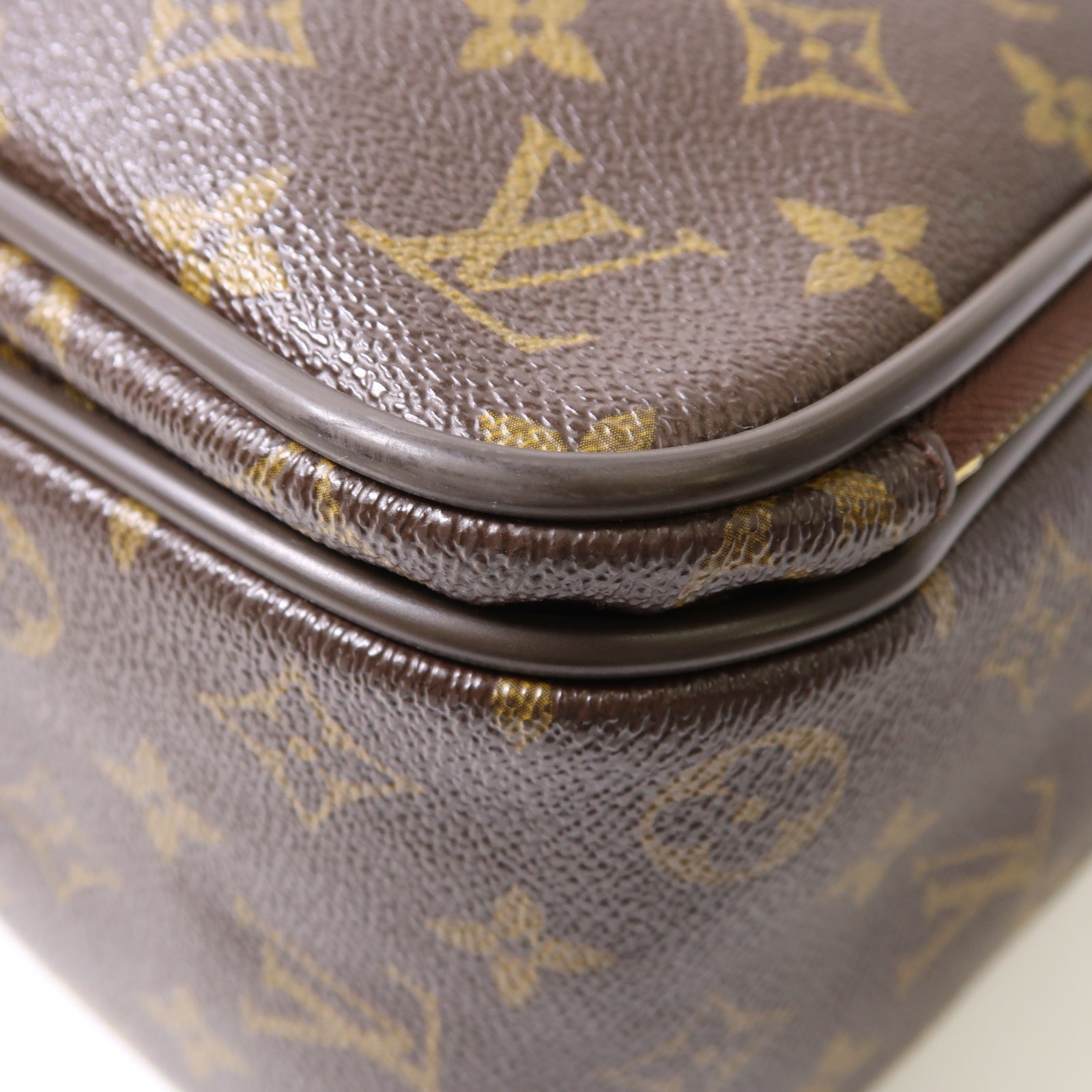 LOUIS VUITTON Monogram Icare金扣手挽肩背兩用袋棕色