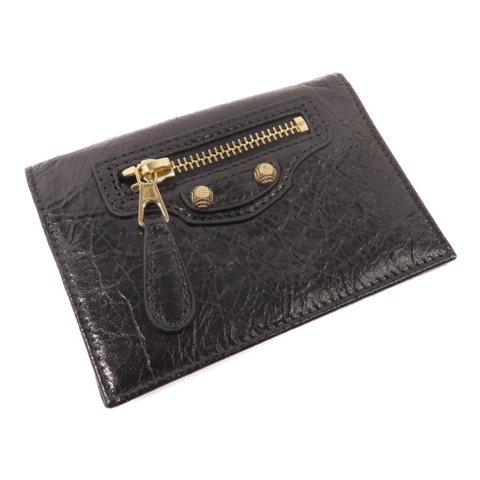 BALENCIAGA 羊皮皮革Card Case金扣卡套