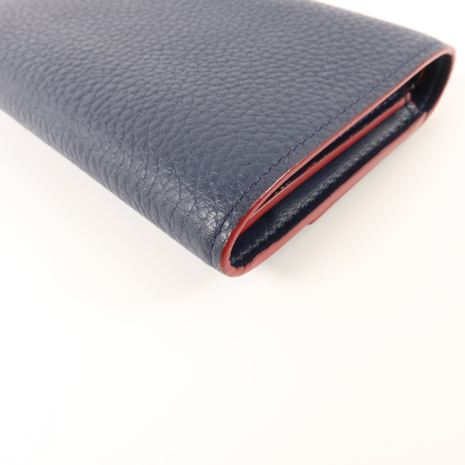 LOUIS VUITTON Taurillon Capucines Compact Wallet錢包