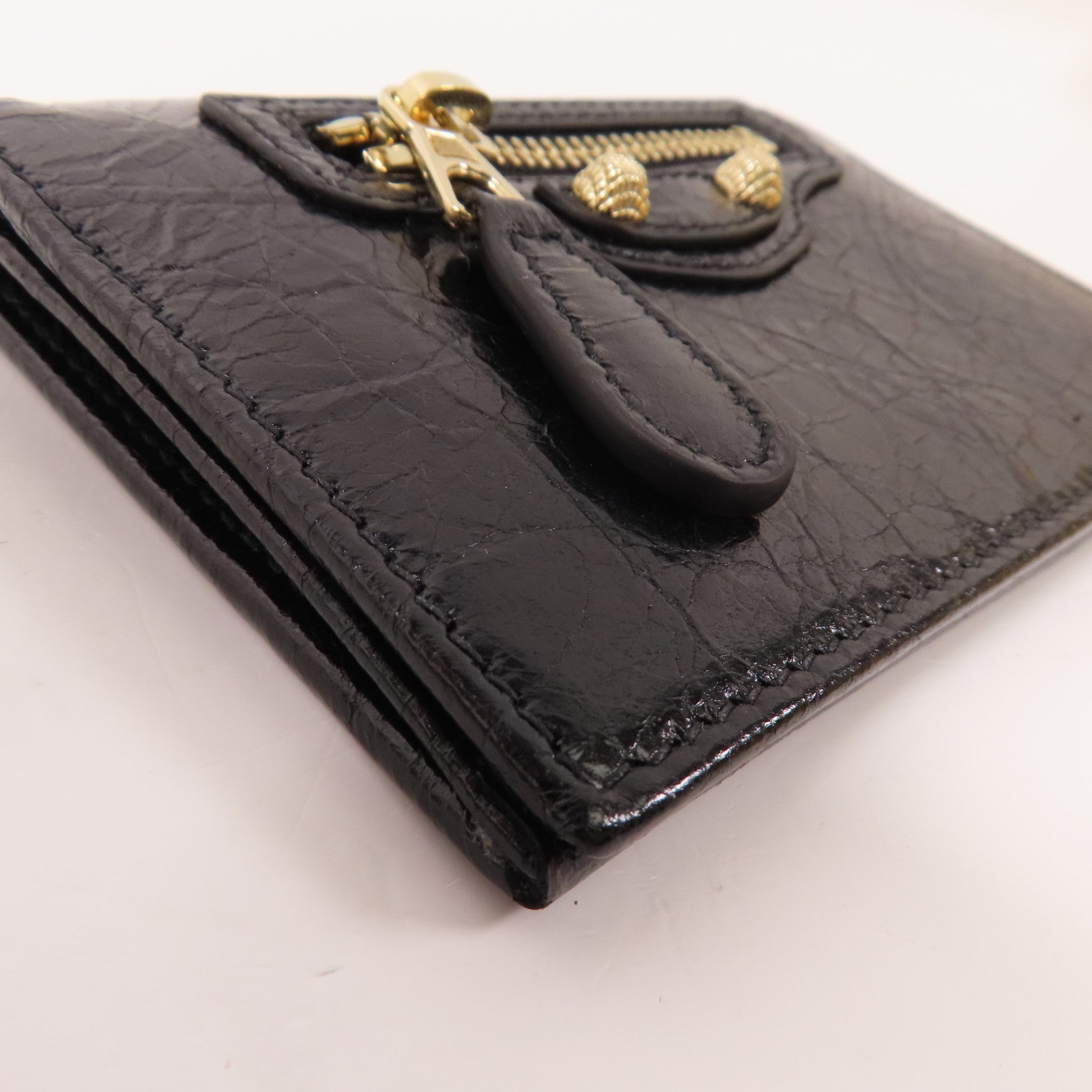 BALENCIAGA 羊皮皮革Card Case金扣卡套