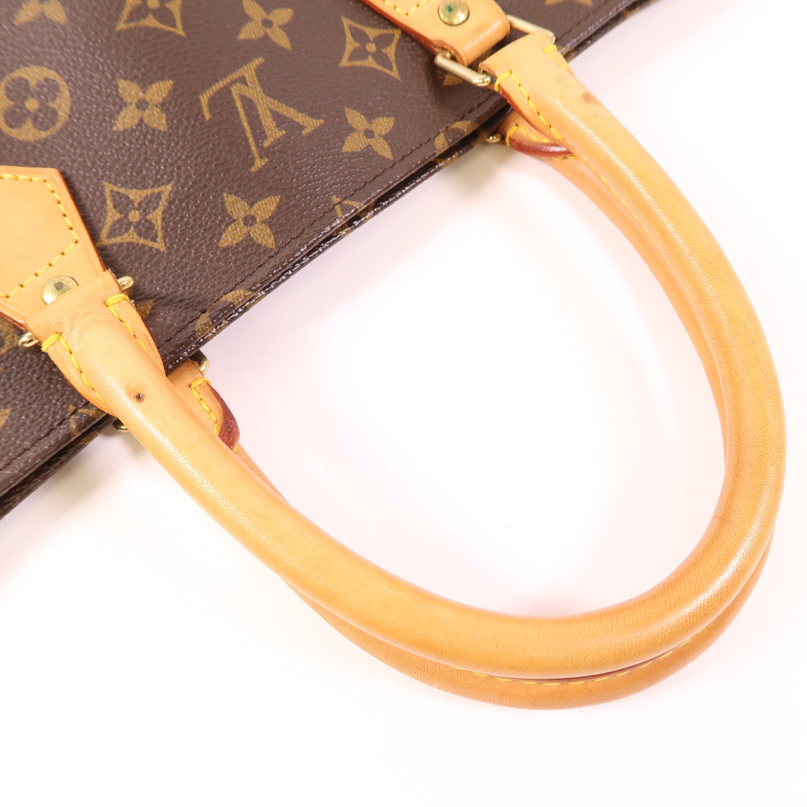 LOUIS VUITTON LV GHW Sac Plat Tote Bag M51140 Monogram Brown