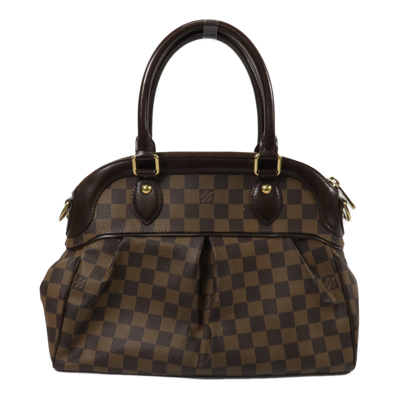 LOUIS VUITTON Damier Trevi手挽肩背兩用袋