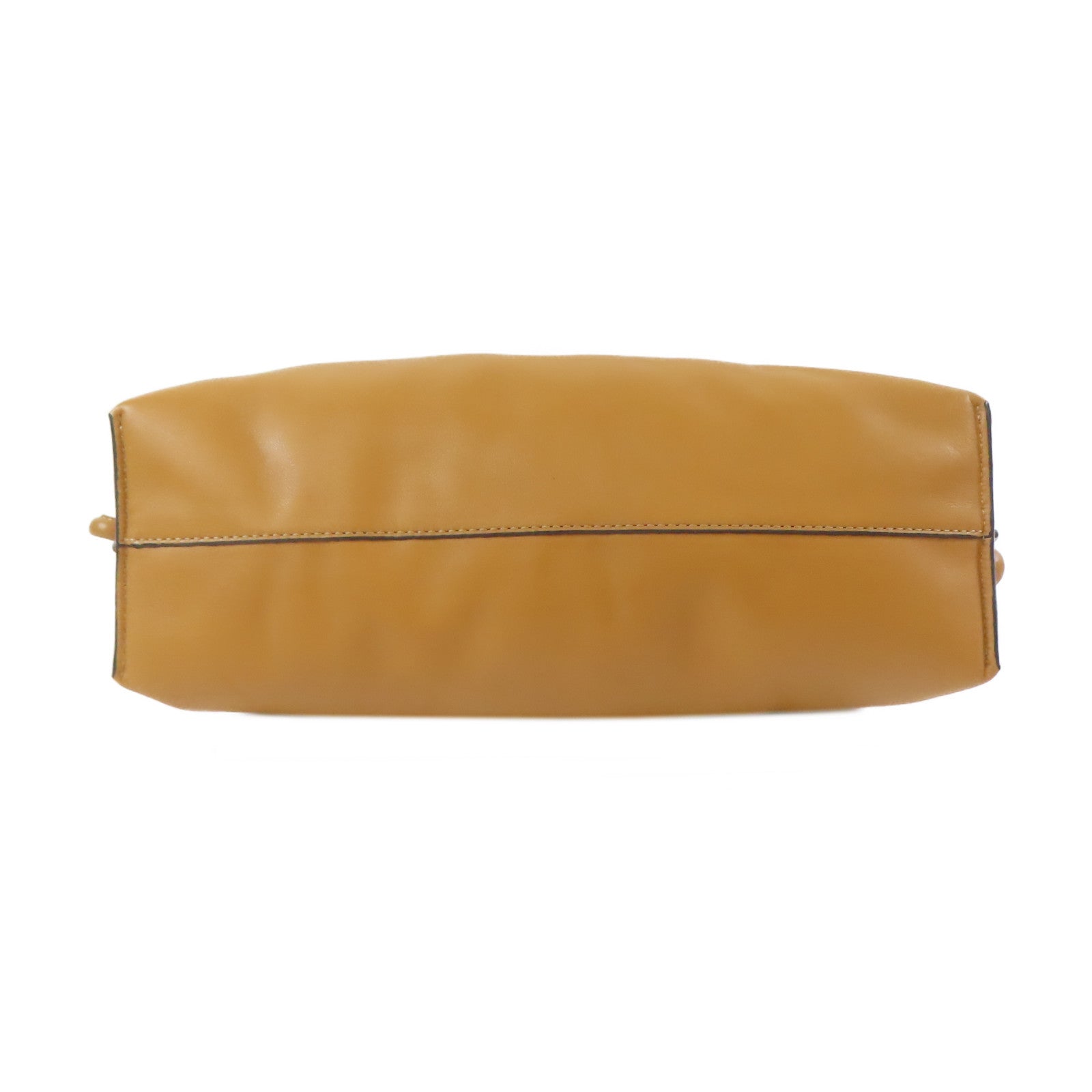 LOEWE 牛皮皮革Flamenco金扣肩背袋啡色