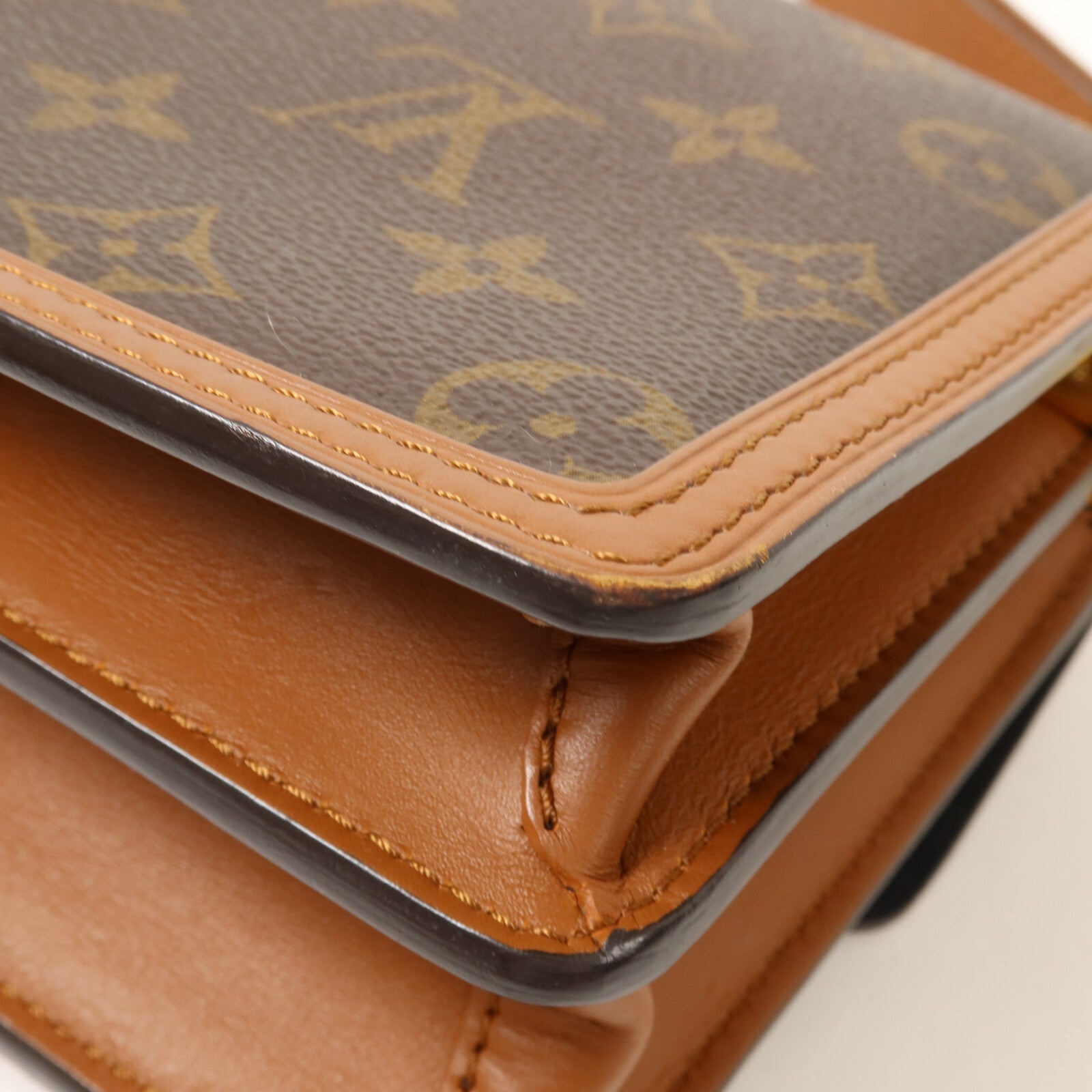 LOUIS VUITTON Monogram Reverse Mini Dauphine肩背袋
