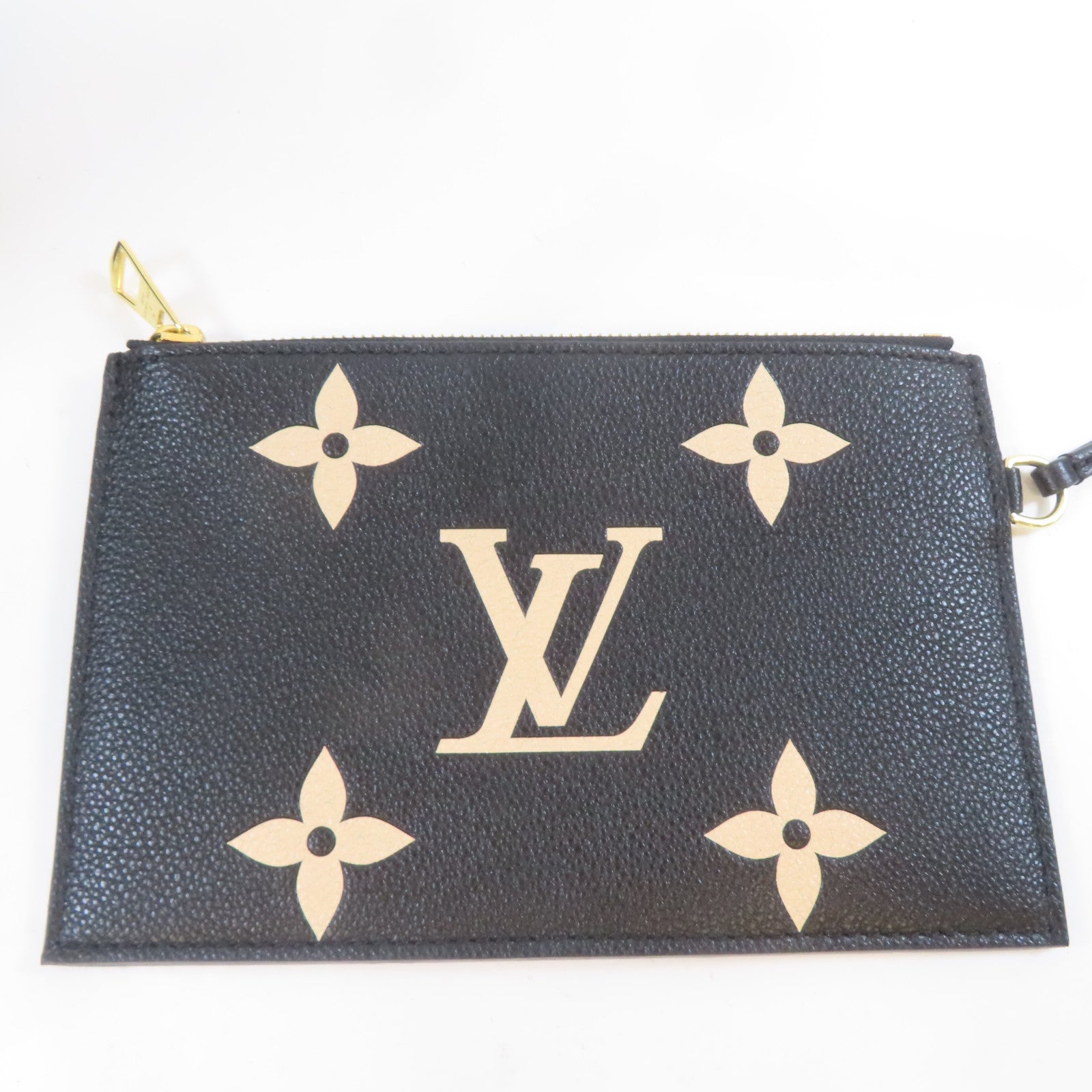 LOUIS VUITTON Monogram Empreinte Neo Noe MM金扣手挽肩背兩用袋黑色