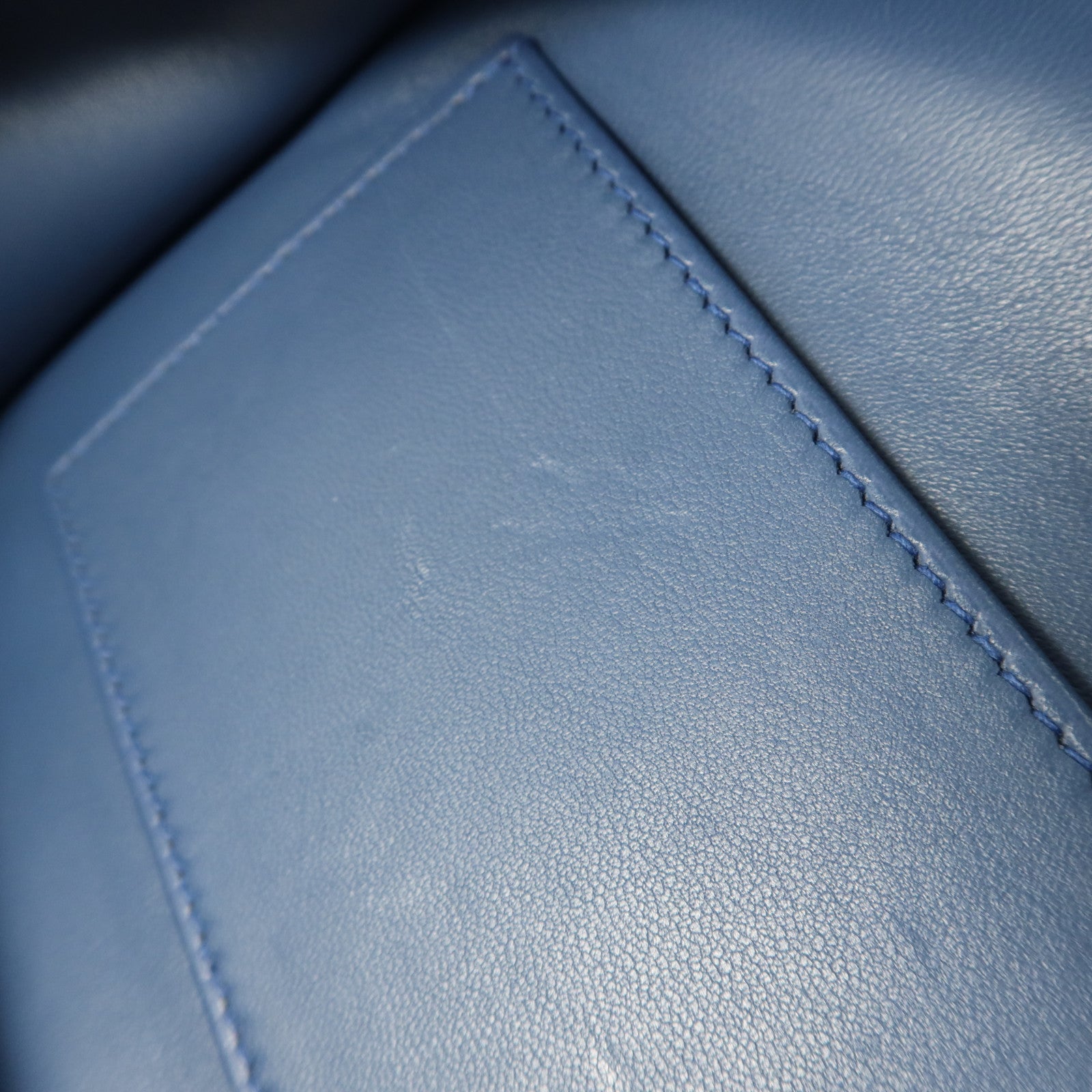 HERMES Evercolor皮革Sac A Dos GR24銀扣背包Bleu Brighton
