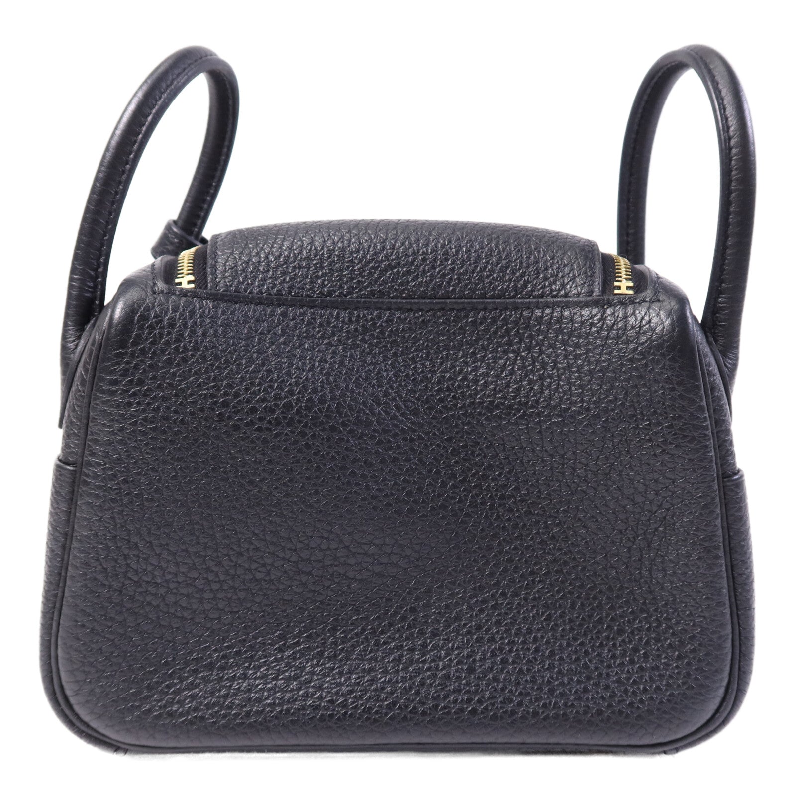 HERMES Clemence皮革Mini Lindy金扣手挽肩背兩用袋Nior