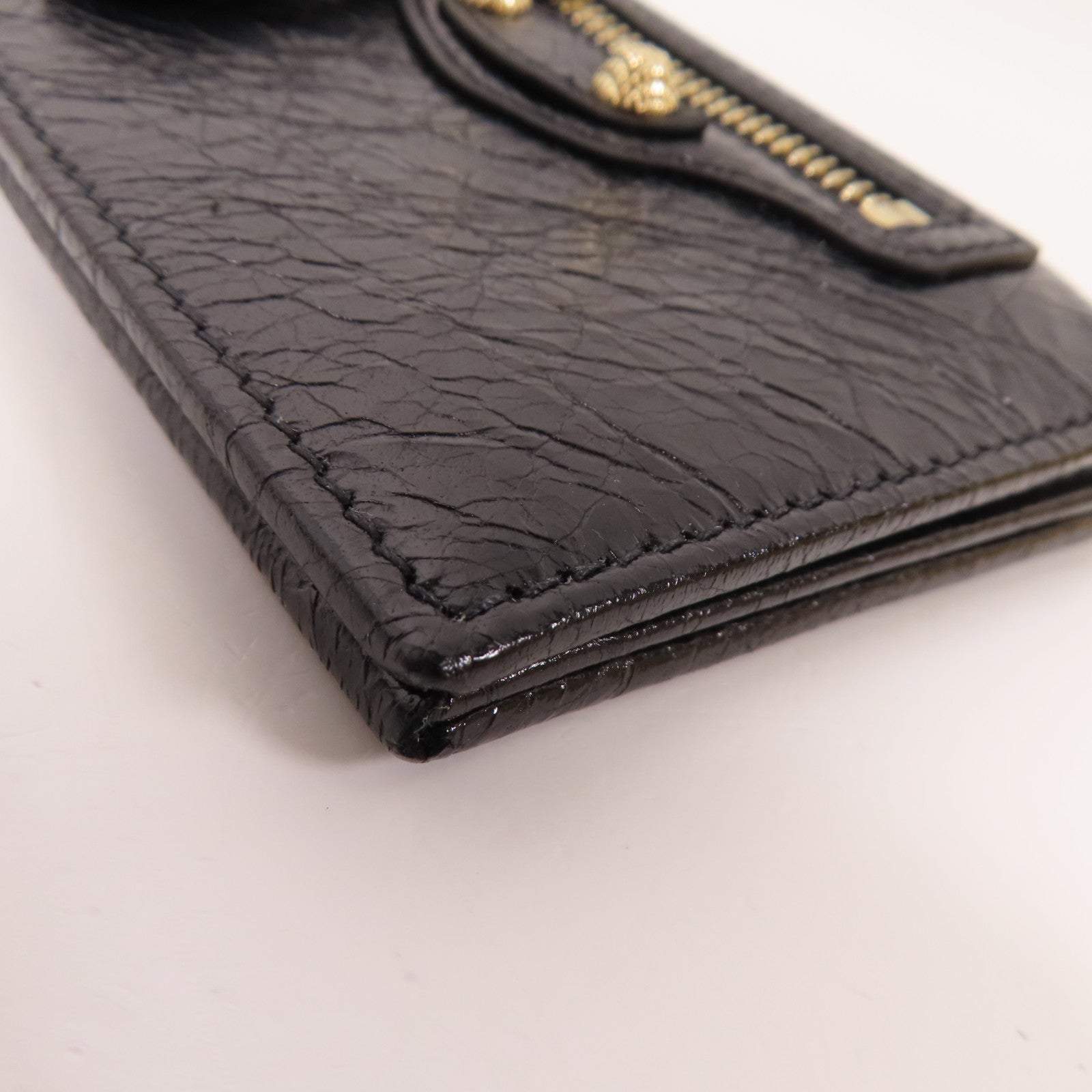 BALENCIAGA 羊皮皮革Card Case金扣卡套